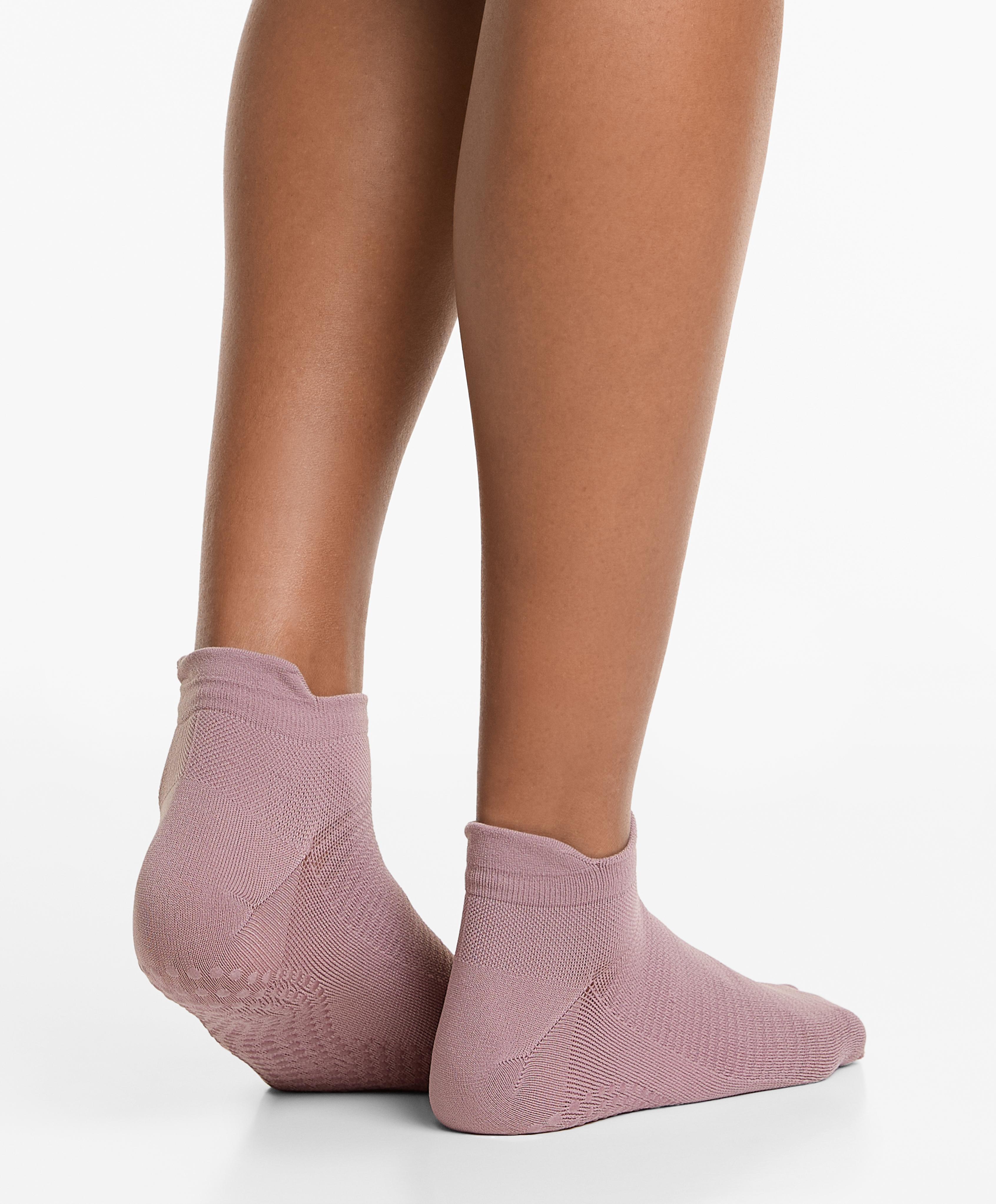 2 pairs of polyamide blend yoga and Pilates sneaker socks - Sale 2 pairs of polyamide blend yoga and Pilates sneaker socks - Sale