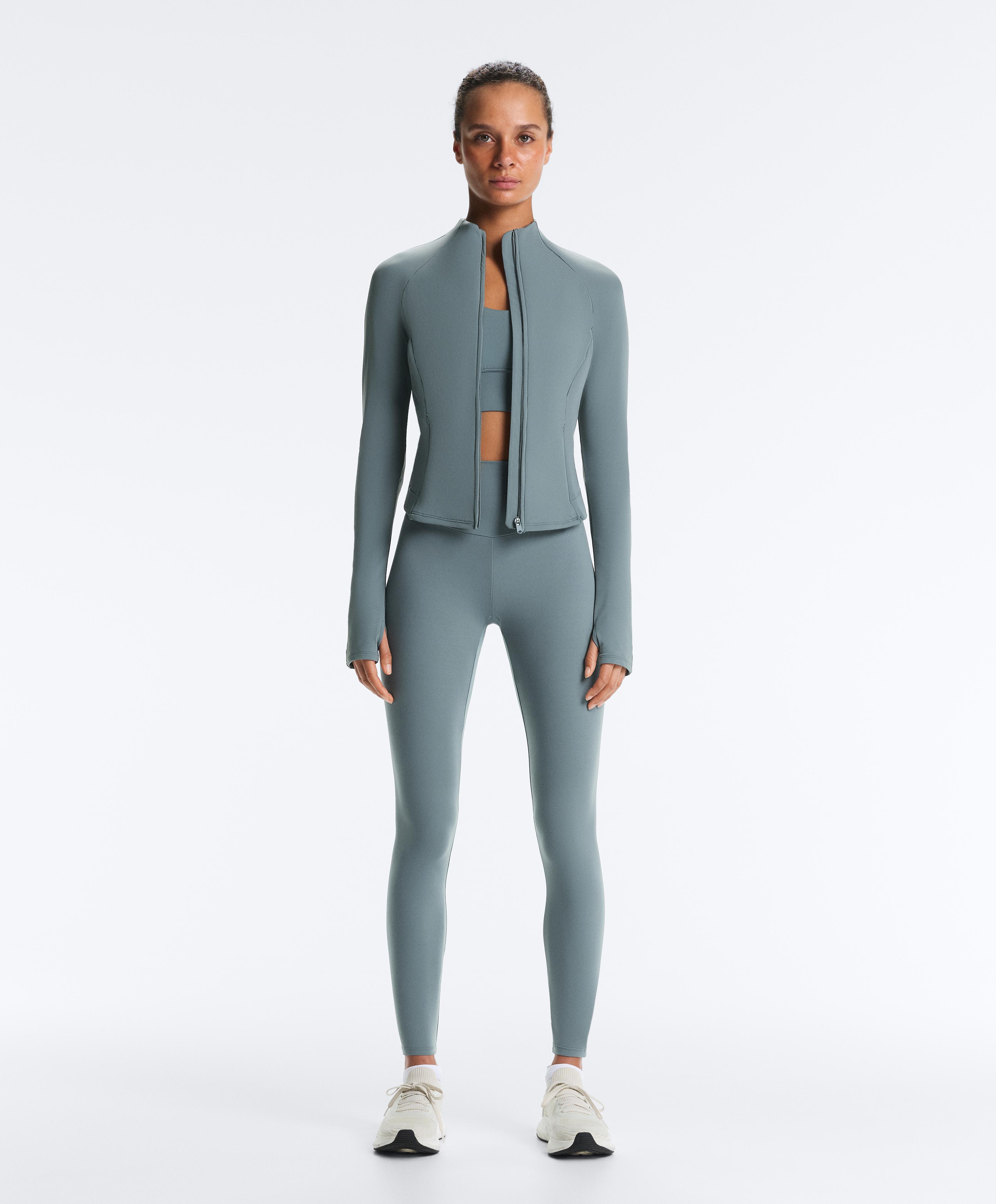 Light warm technical jacket — DARK GREY-BLUE