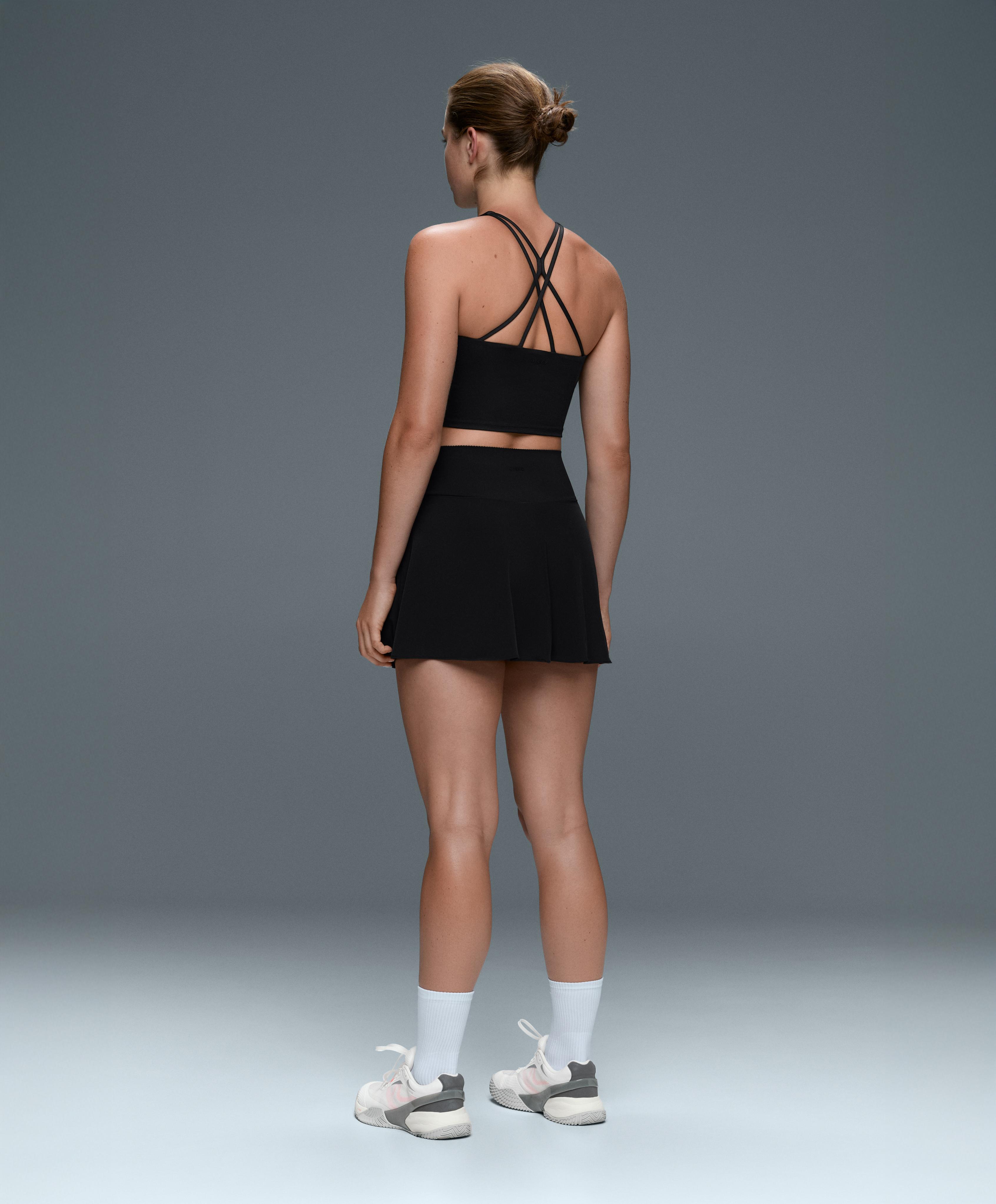 High rise Compressive skirt — BLACK