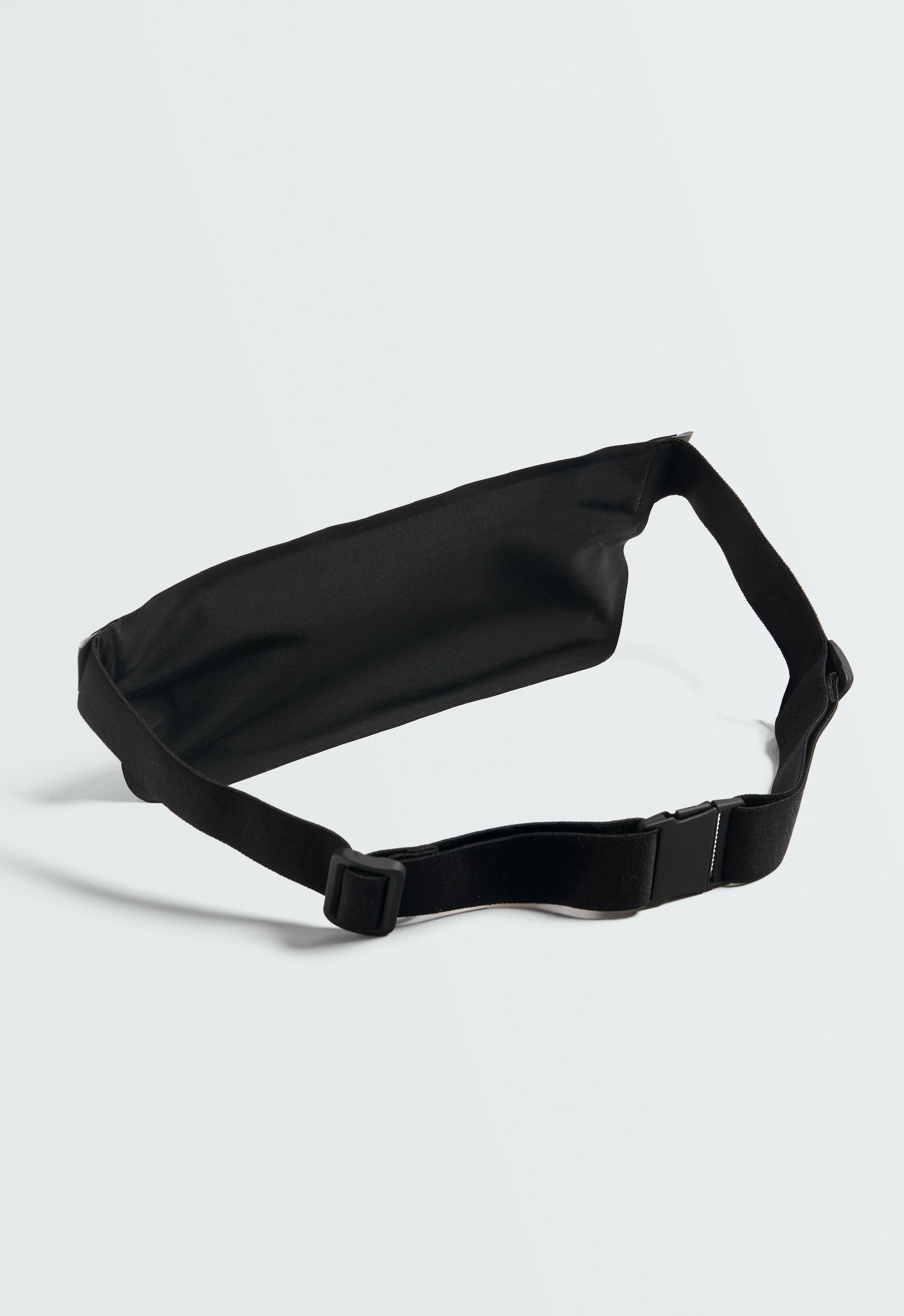 Adjustable running belt bag — BLACK