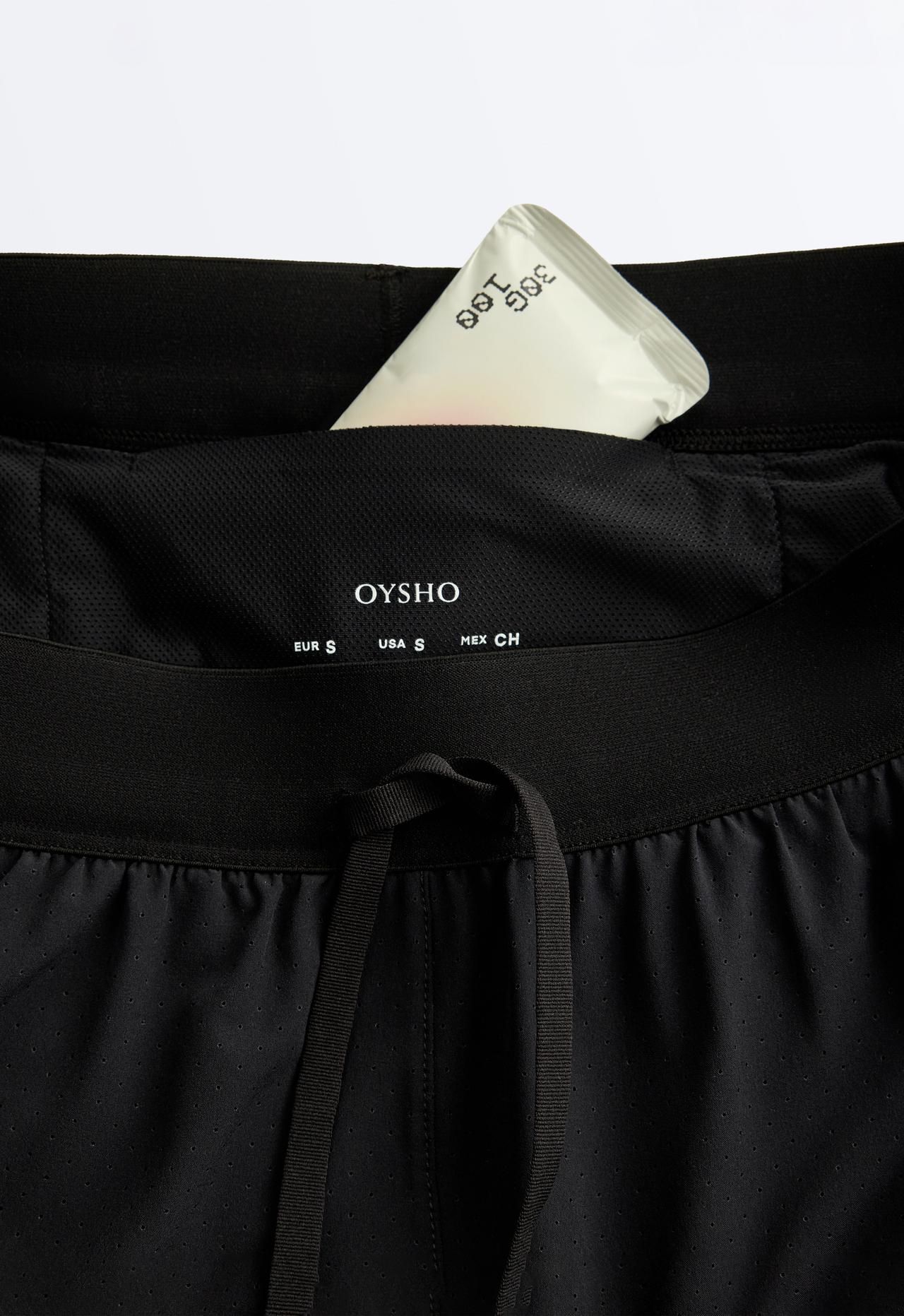 Technical Shorts High rise 7 cm — BLACK