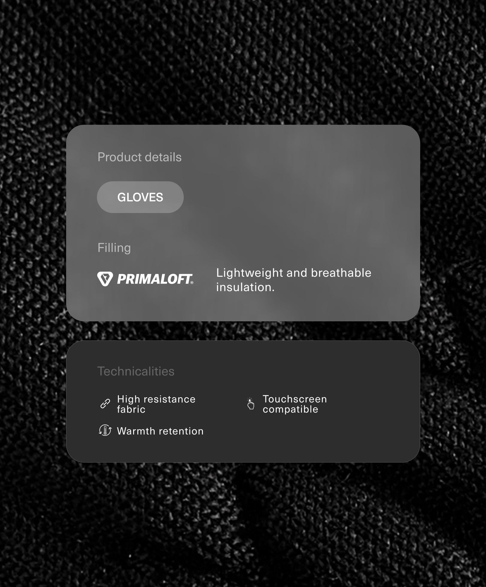 Gants multifonctionnels Primaloft® Gants multifonctionnels Primaloft®