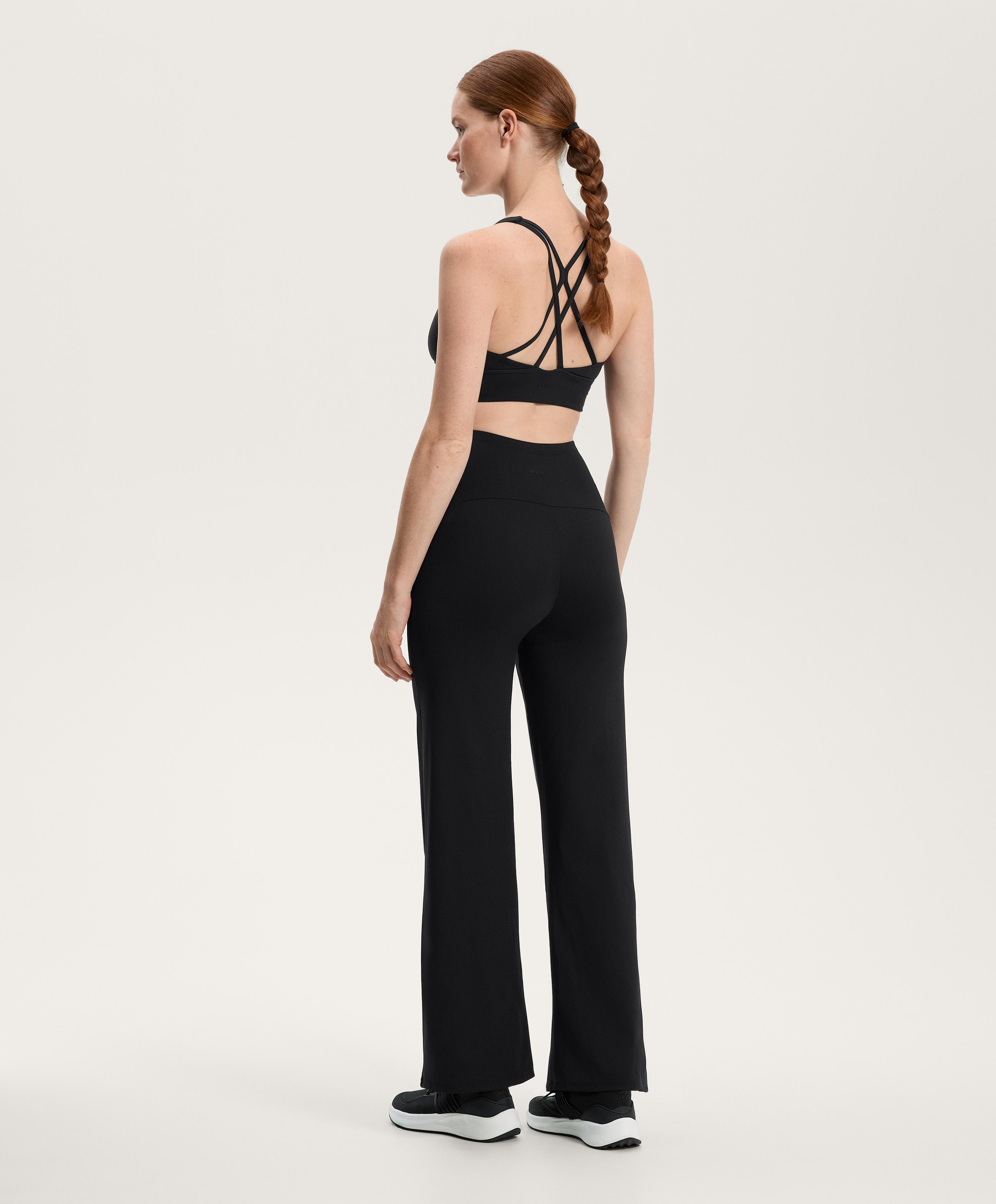 Black maternity Comfortlux straight trousers with bra total look Black maternity Comfortlux straight trousers with bra total look