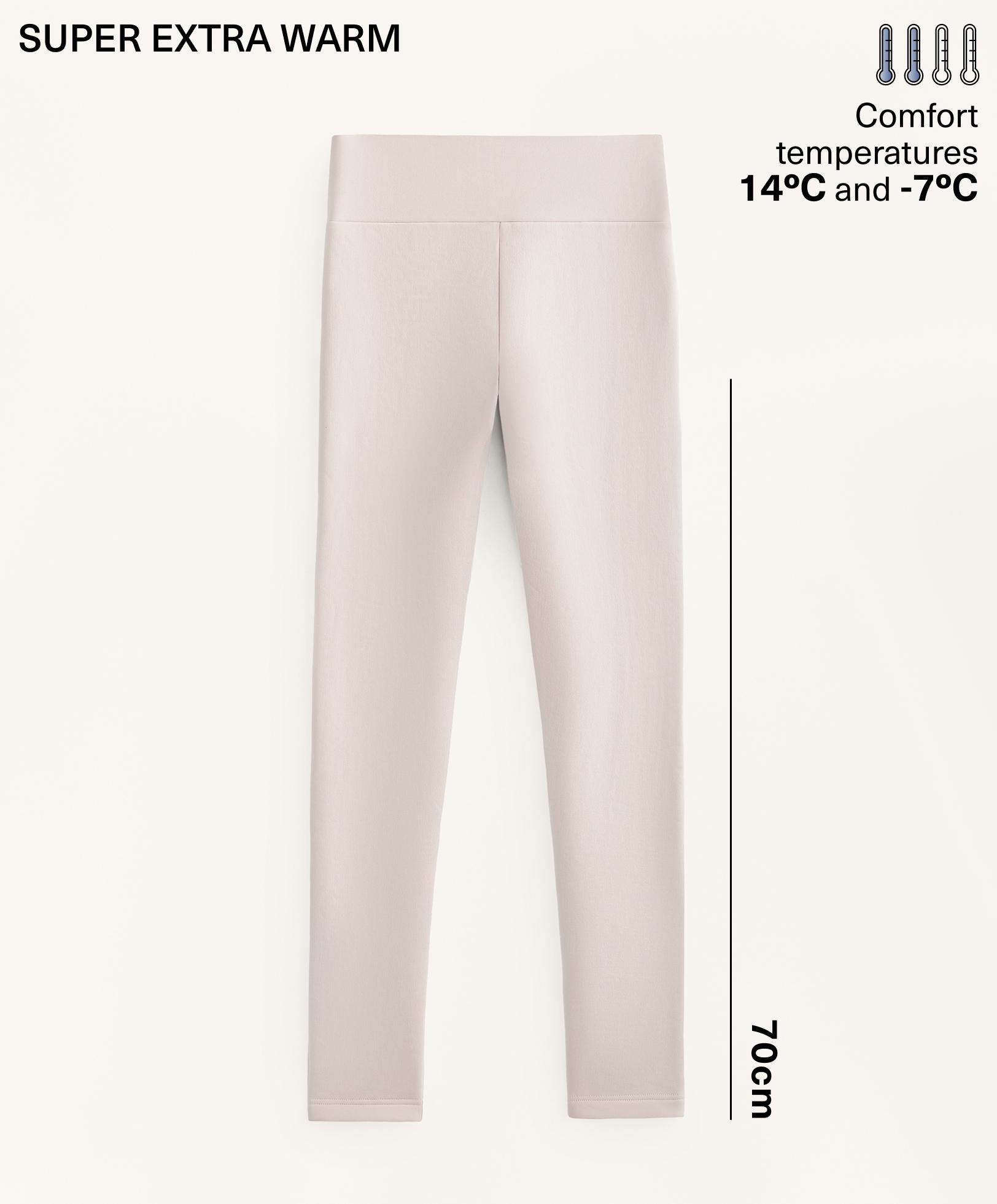 Legging tobillero high rise súper extra cálido sin costuras 70 cm Legging tobillero high rise súper extra cálido sin costuras 70 cm