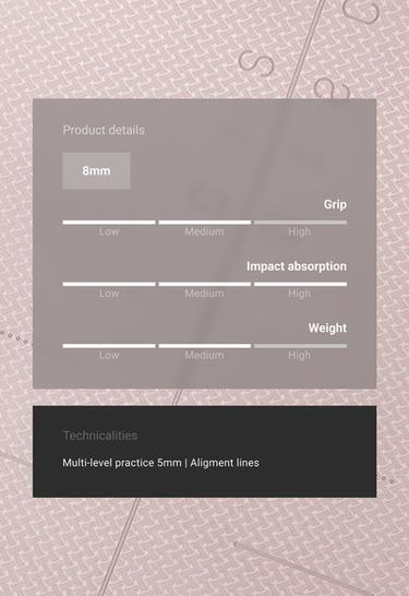8mm Pilates mat — PINK 2
