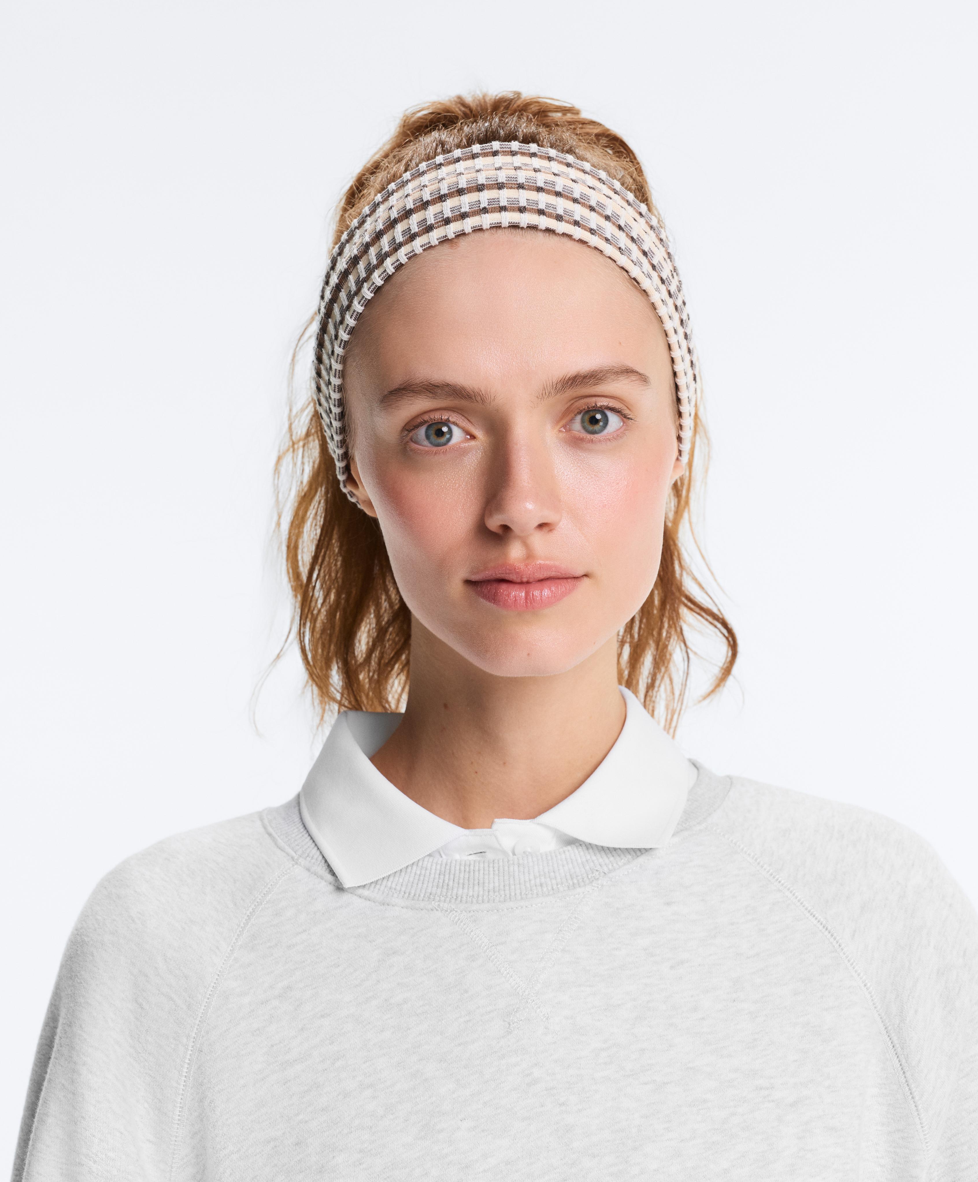 6cm structured sports headband — BEIGE