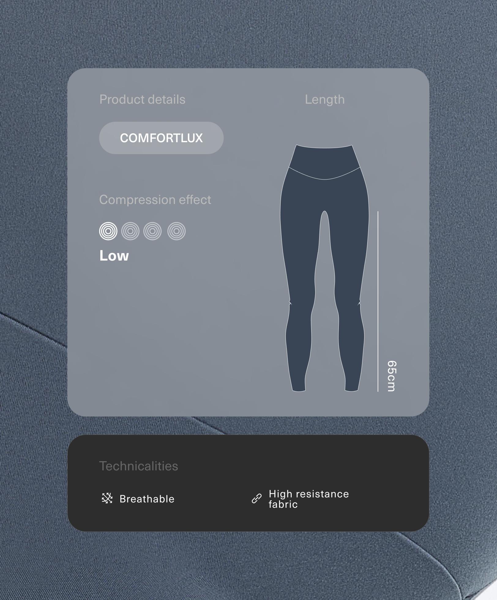Comfortlux 65cm maternity leggings