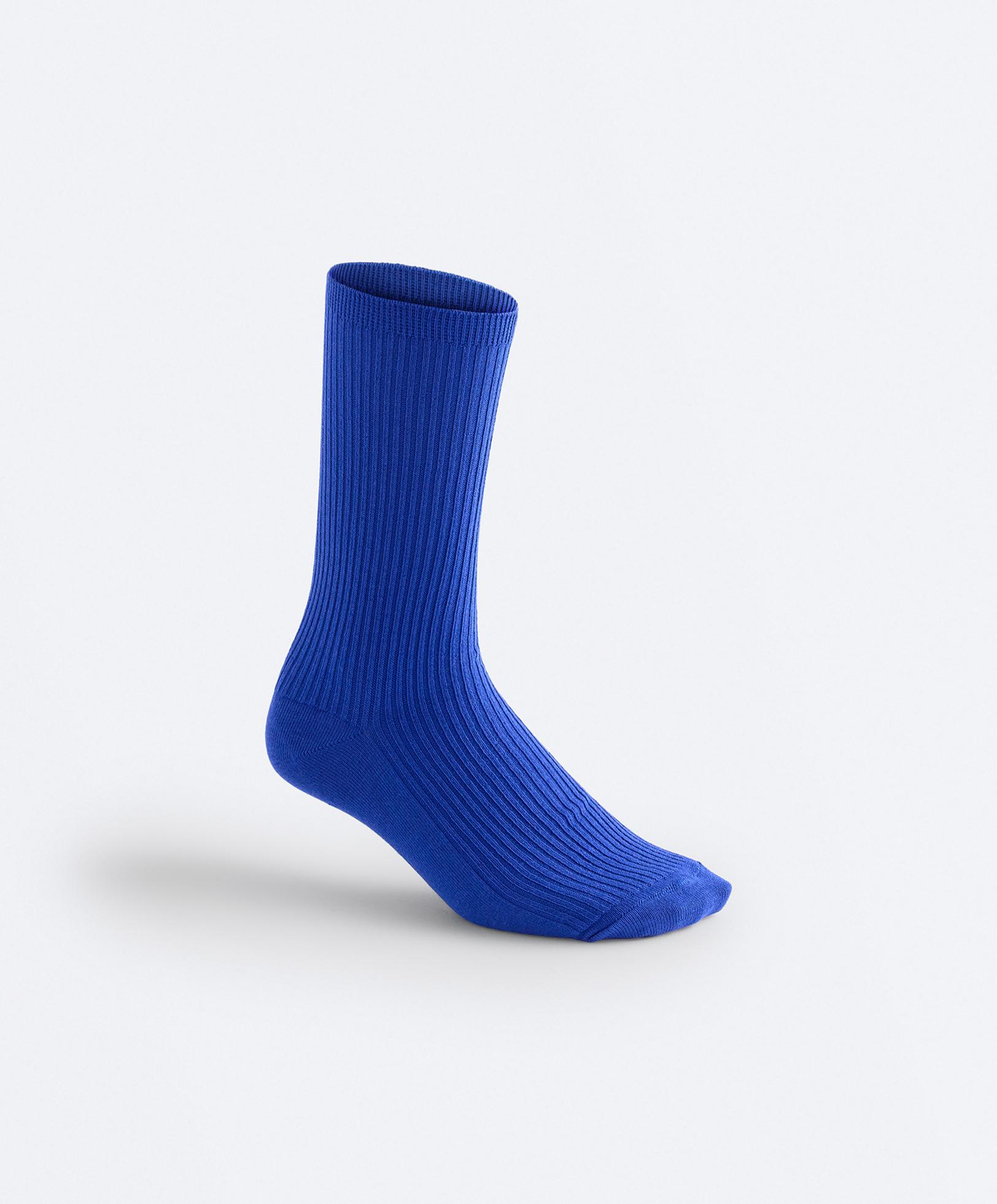 5 pairs of cotton blend Classic socks — KLEIN BLUE