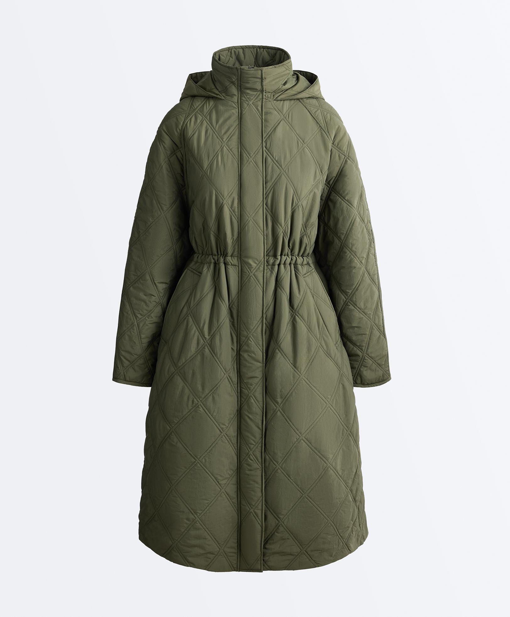 Water-repellent FELLEX® AEROGEL padded jacket — MID KHAKI