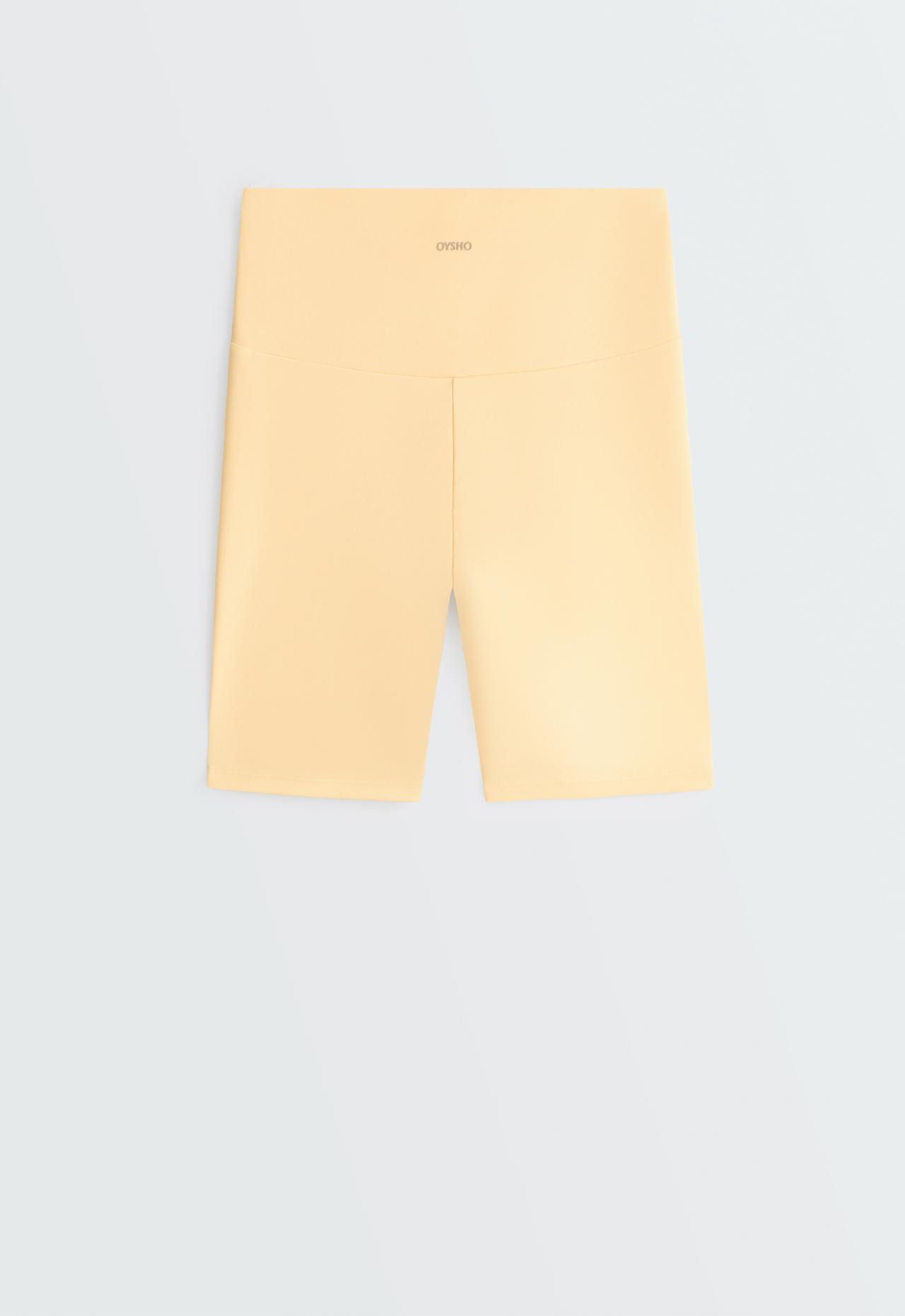 Leggings biker high rise comfortlux 20 cm — PALE YELLOW