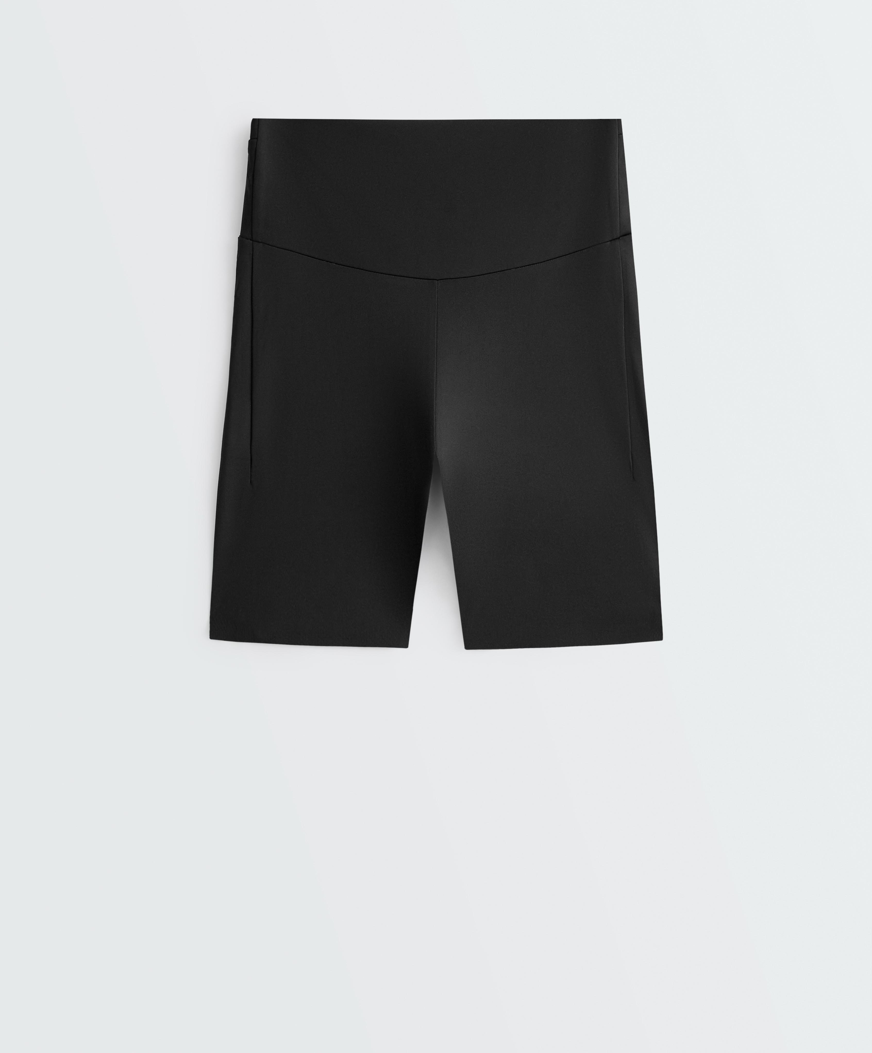 High-rise 15cm running cycle leggings — BLACK