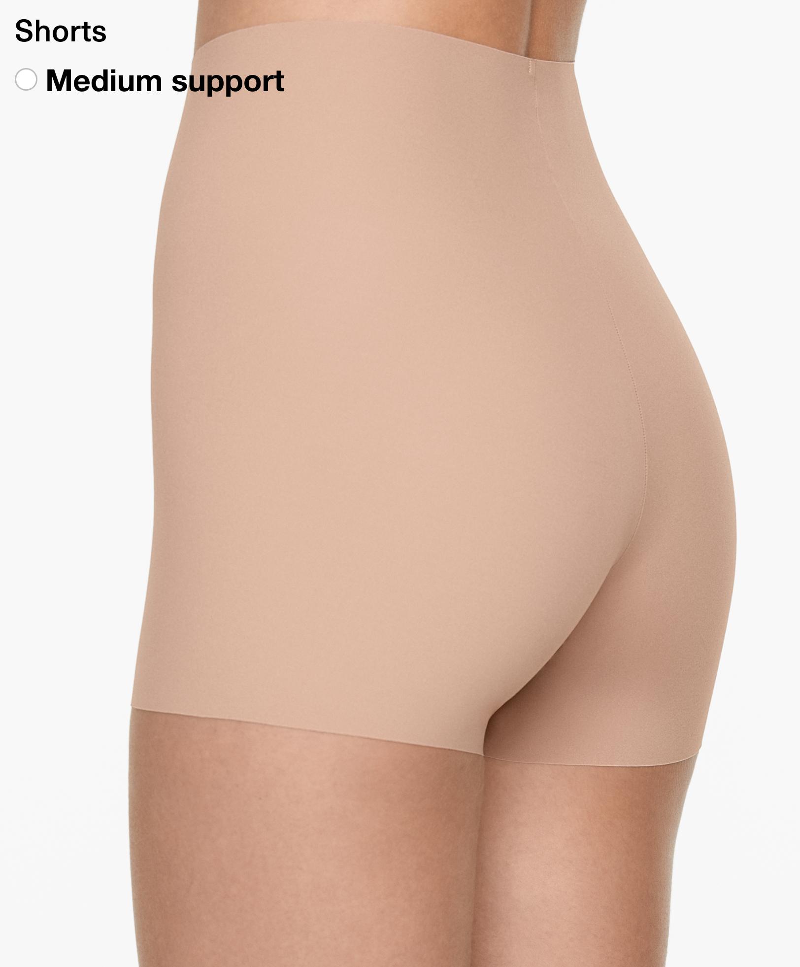 Hot pants cintura alta invisible laser cut