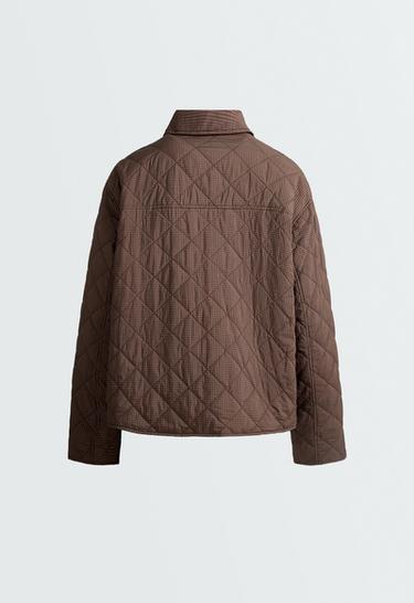 FELLEX® AEROGEL midi boxy padded jacket — MOCHA 7