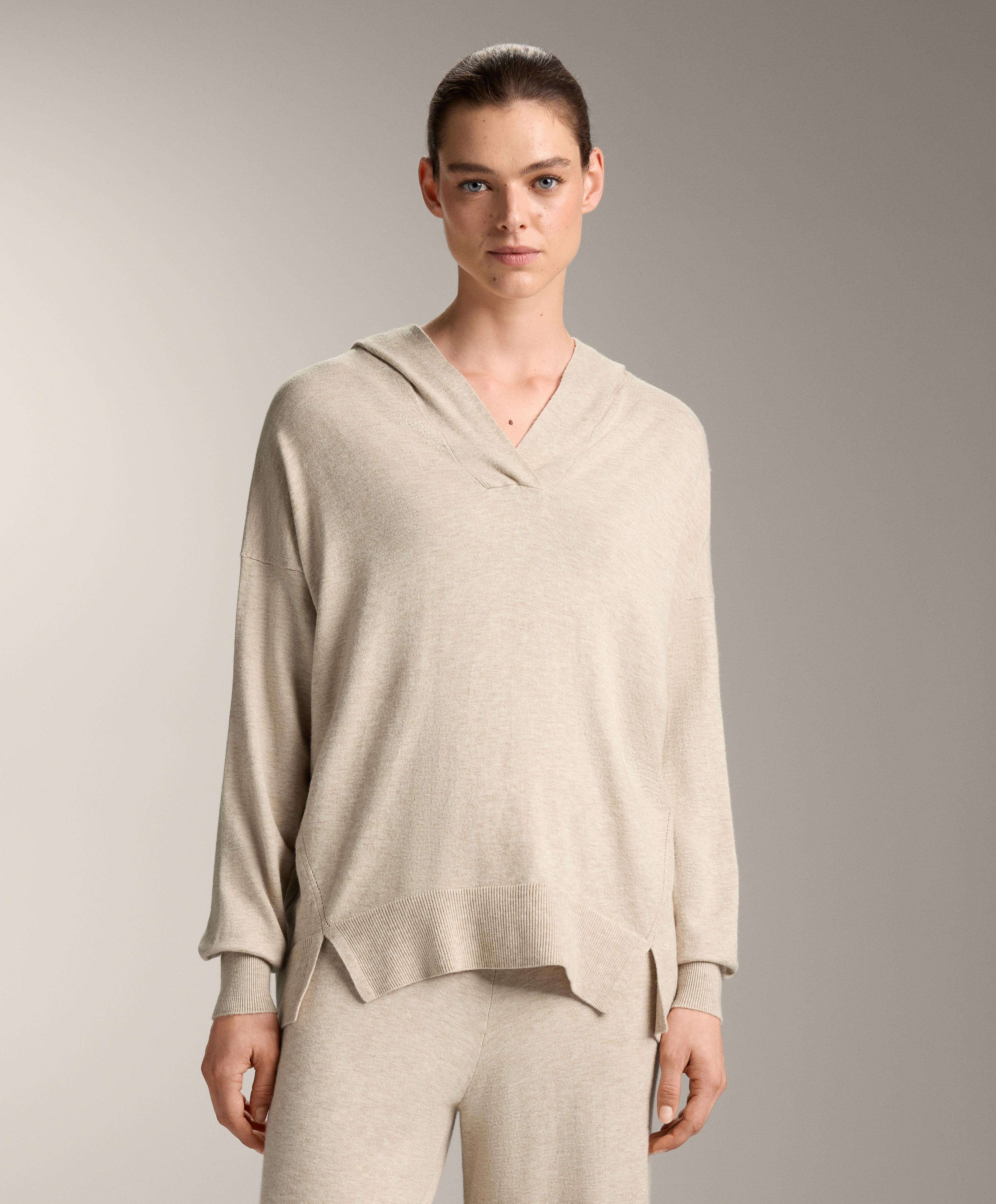 Fine-knit hoodie Fine-knit hoodie