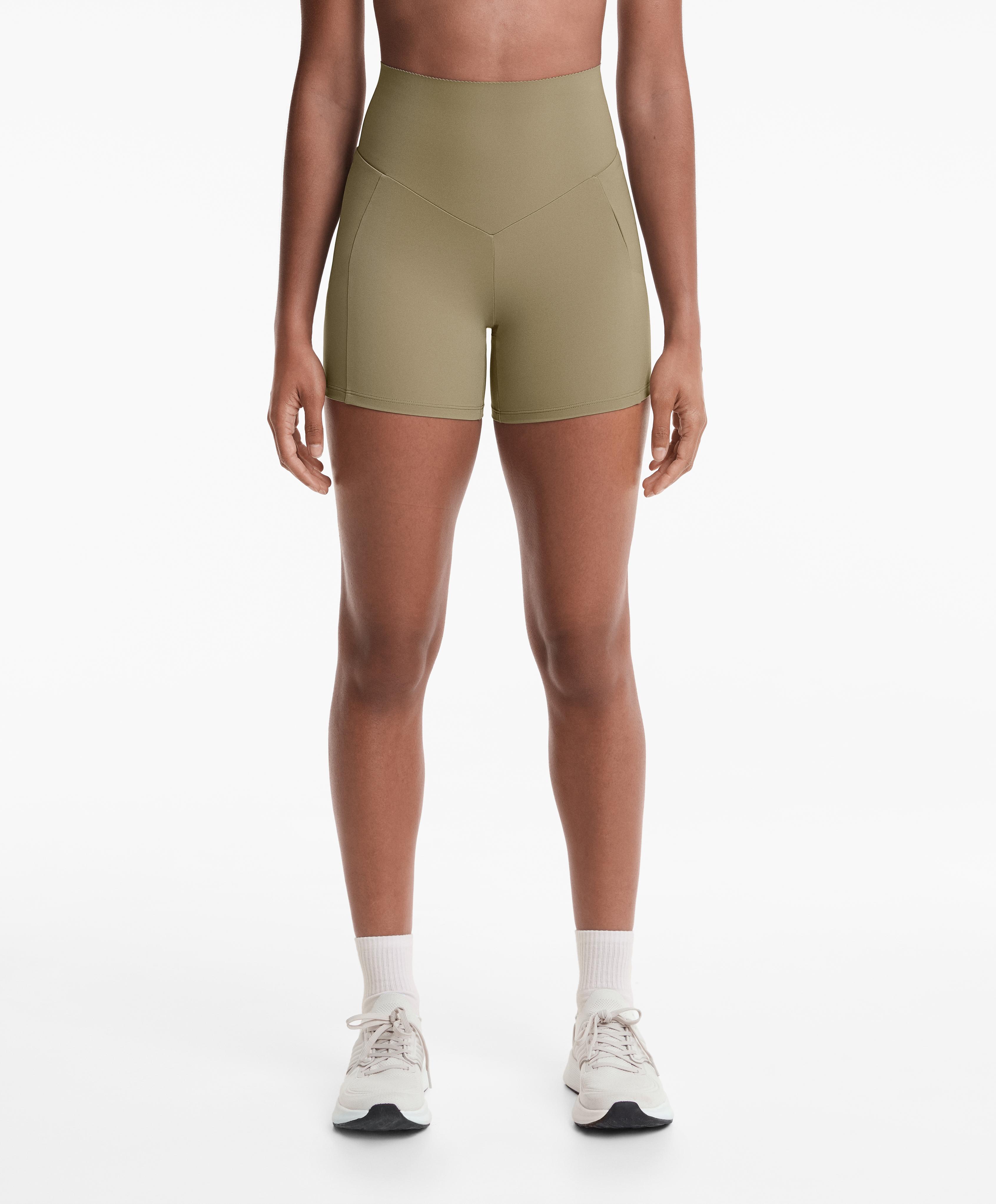 Hot pant ar augstu jostasvietu Compressive kabata 10 cm Hot pant ar augstu jostasvietu Compressive kabata 10 cm