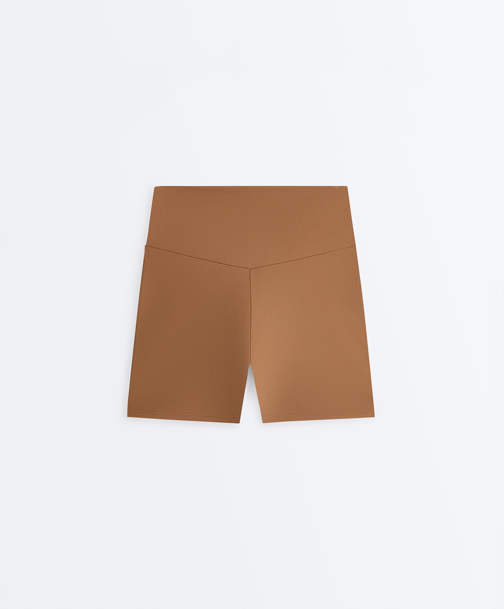 Comfortlux high-waisted 10cm hot pants — TOFFEE