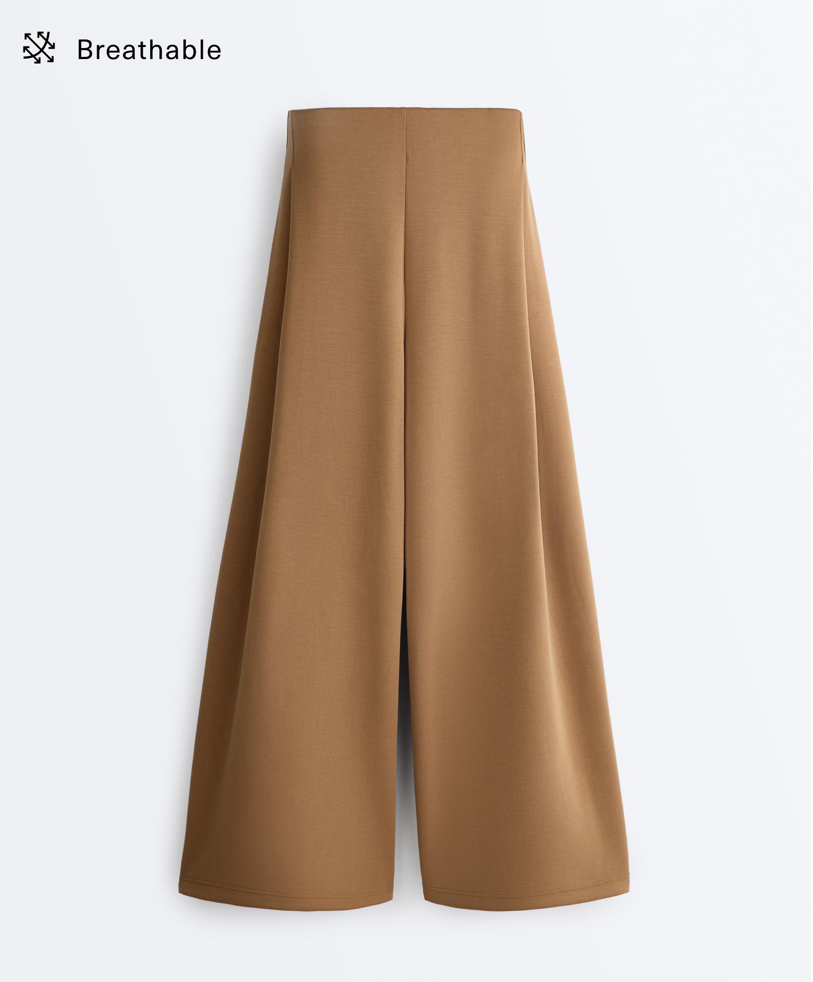 High Rise Pleated Twill Trousers High Rise Pleated Twill Trousers