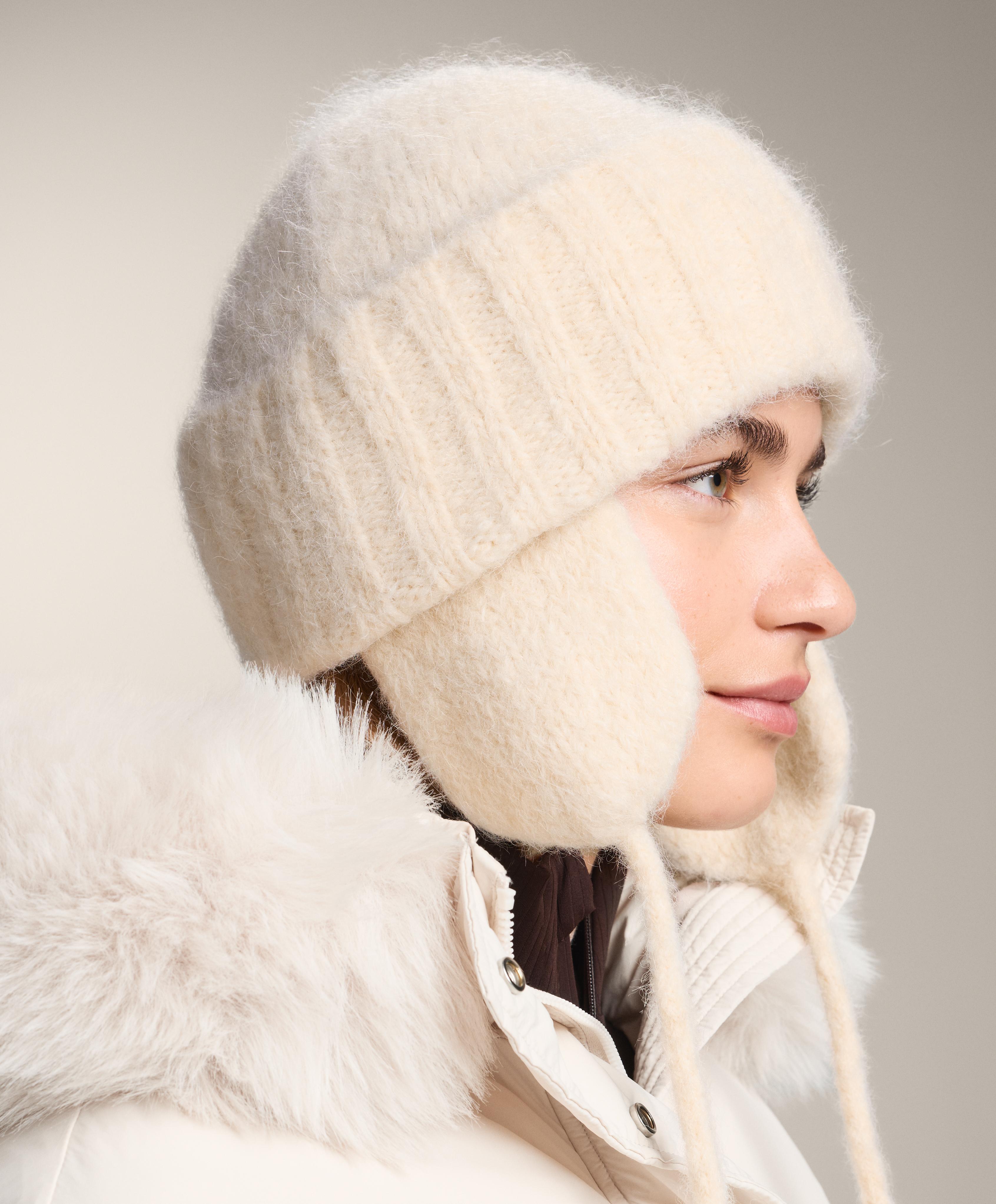 Knit aviator hat Knit aviator hat