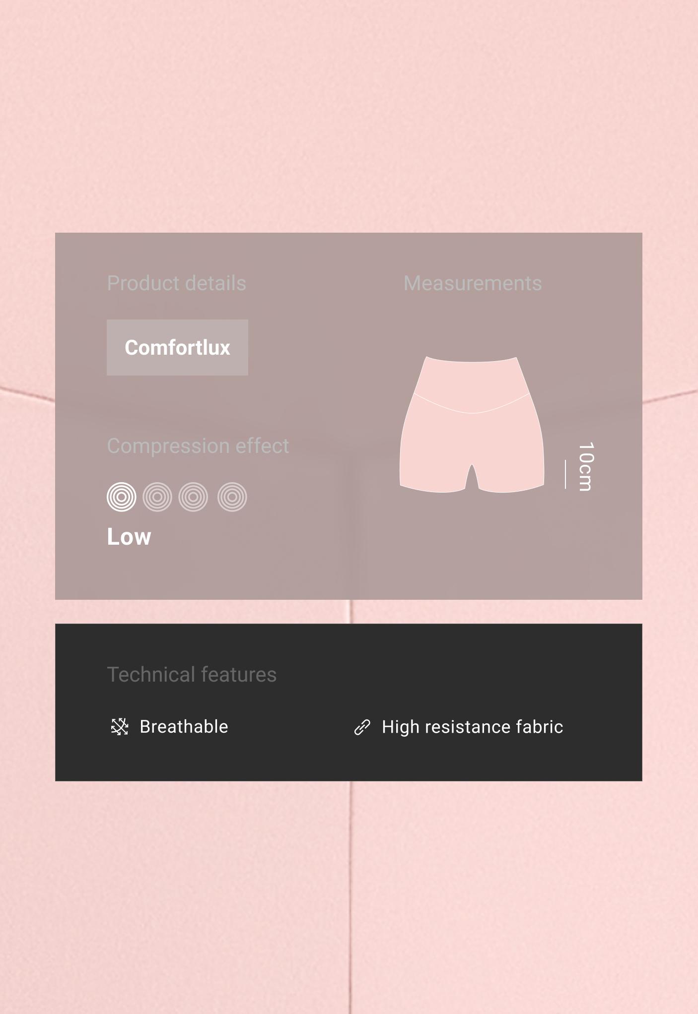 Comfortlux high-waisted 10cm hot pants - Sale