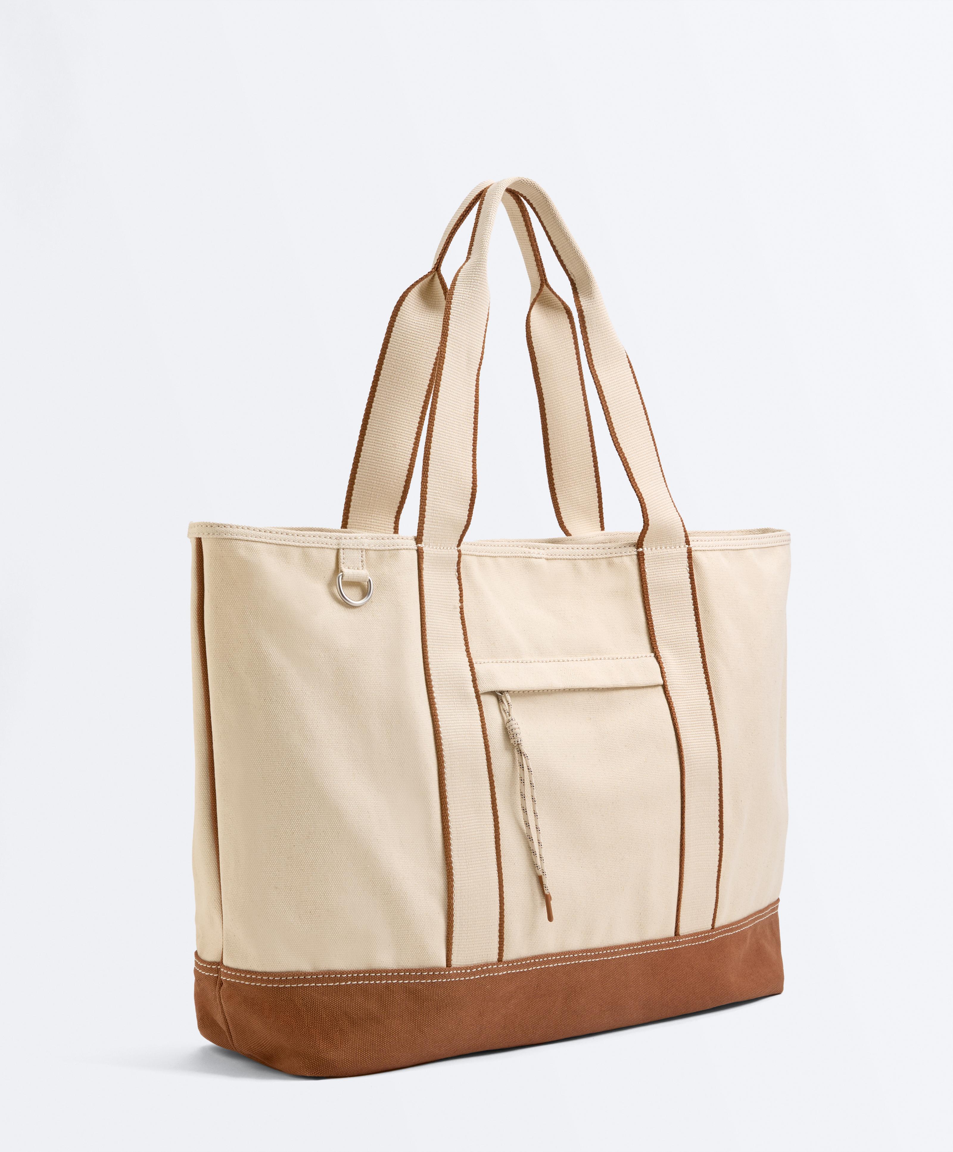 Canvas tote bag — ECRU