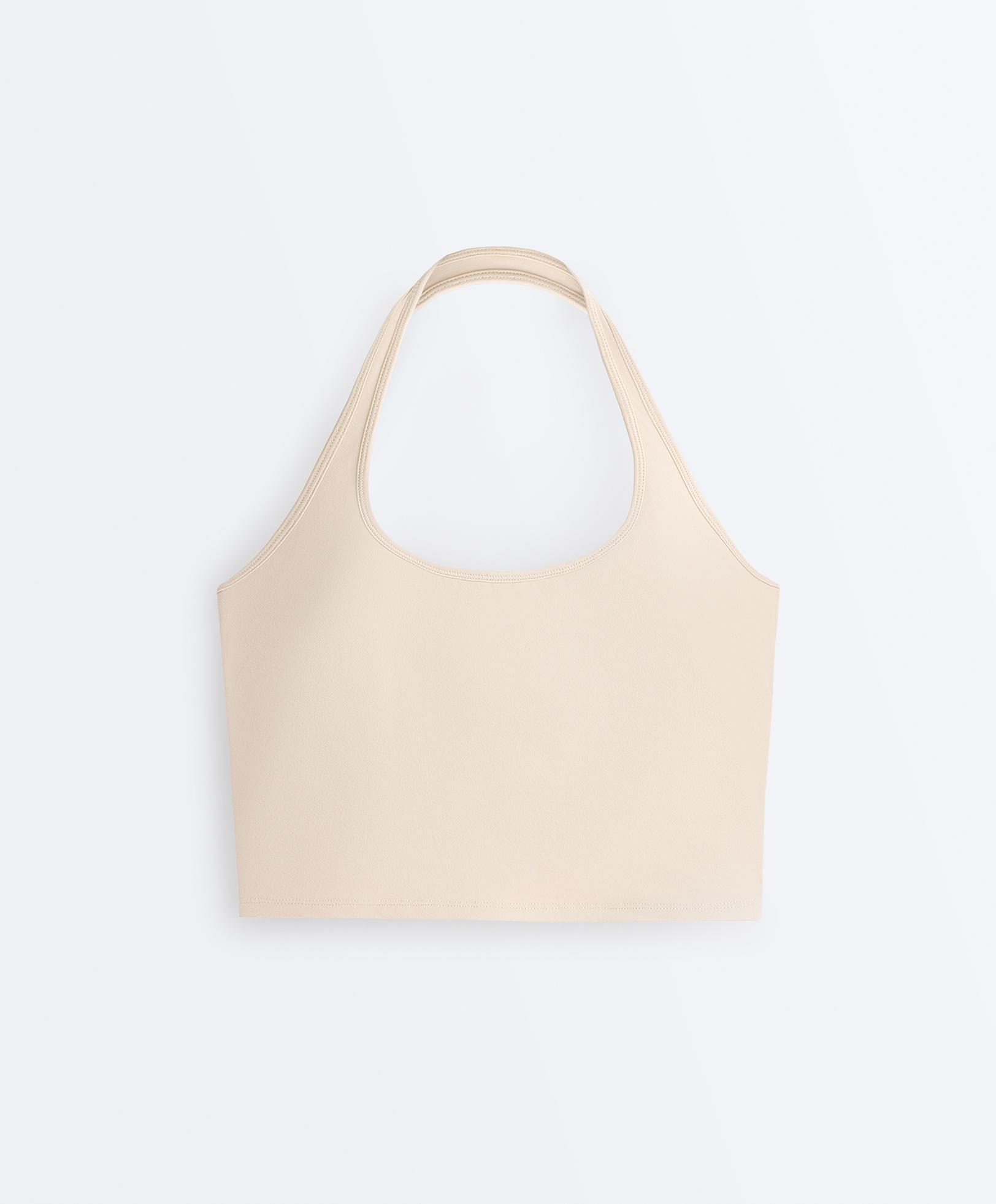 Evermove halter tank top — PALE MINK