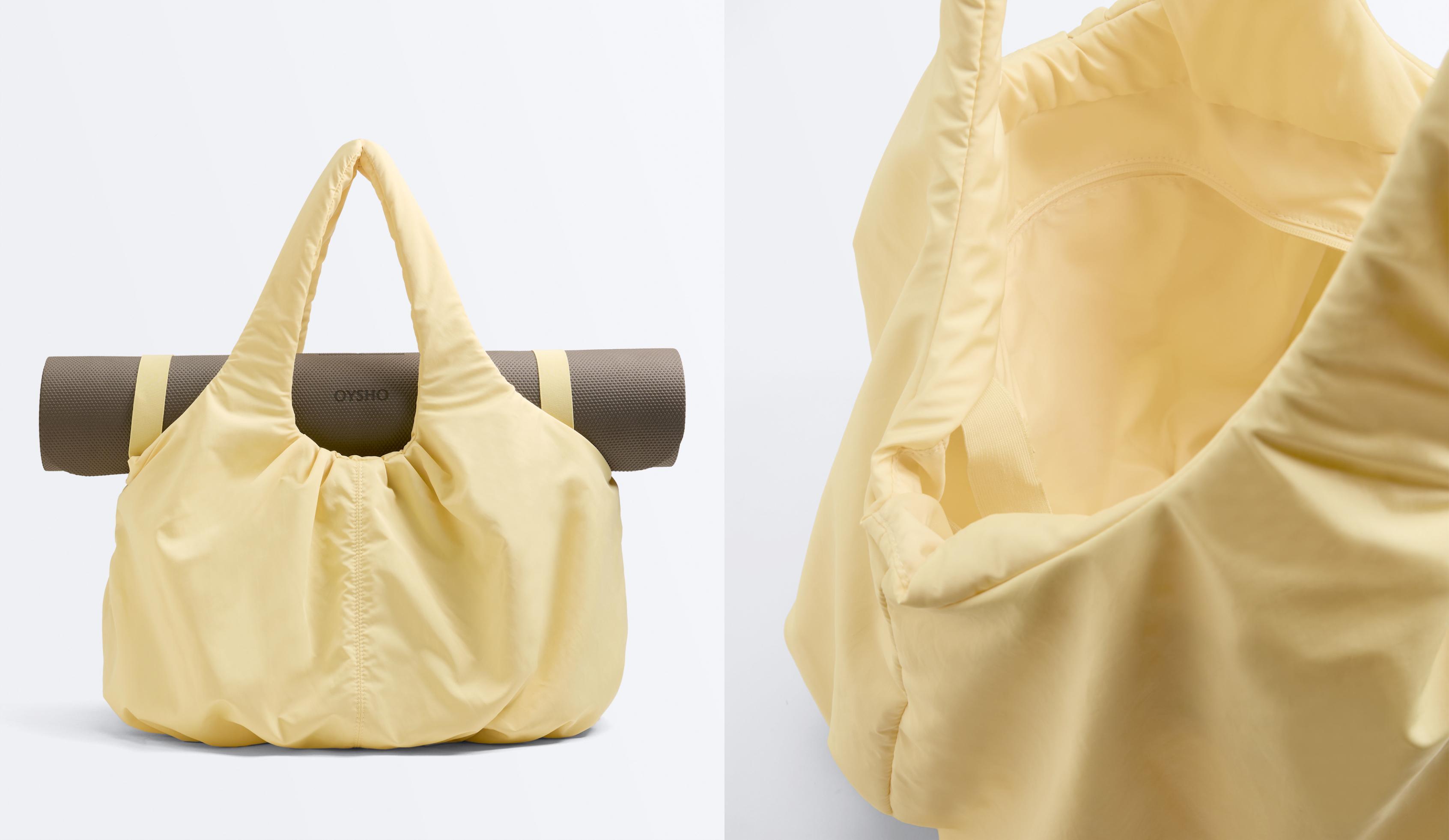 Gathered shopper bag