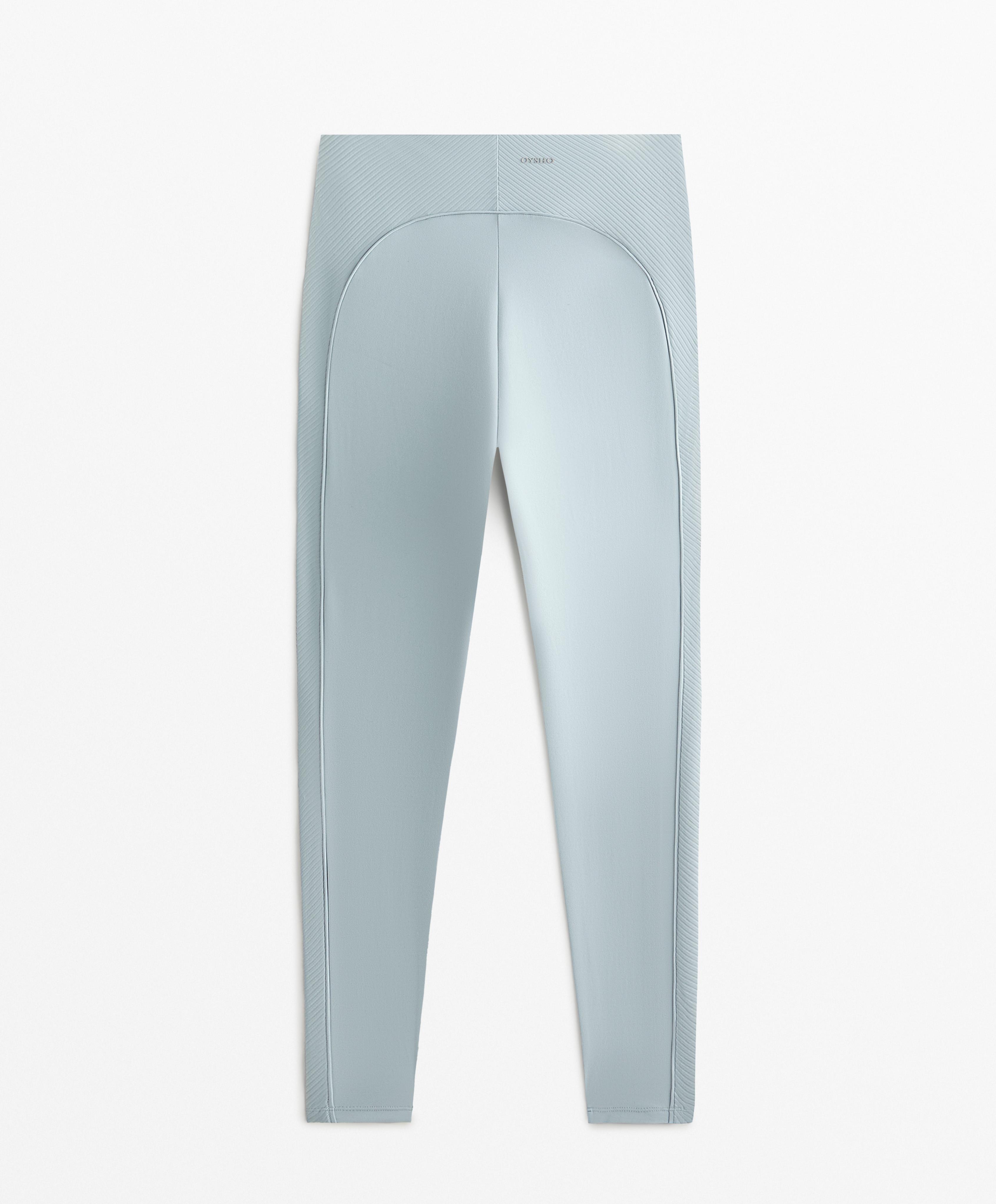 Comfortlux high rise side rib 65cm ankle-length leggings