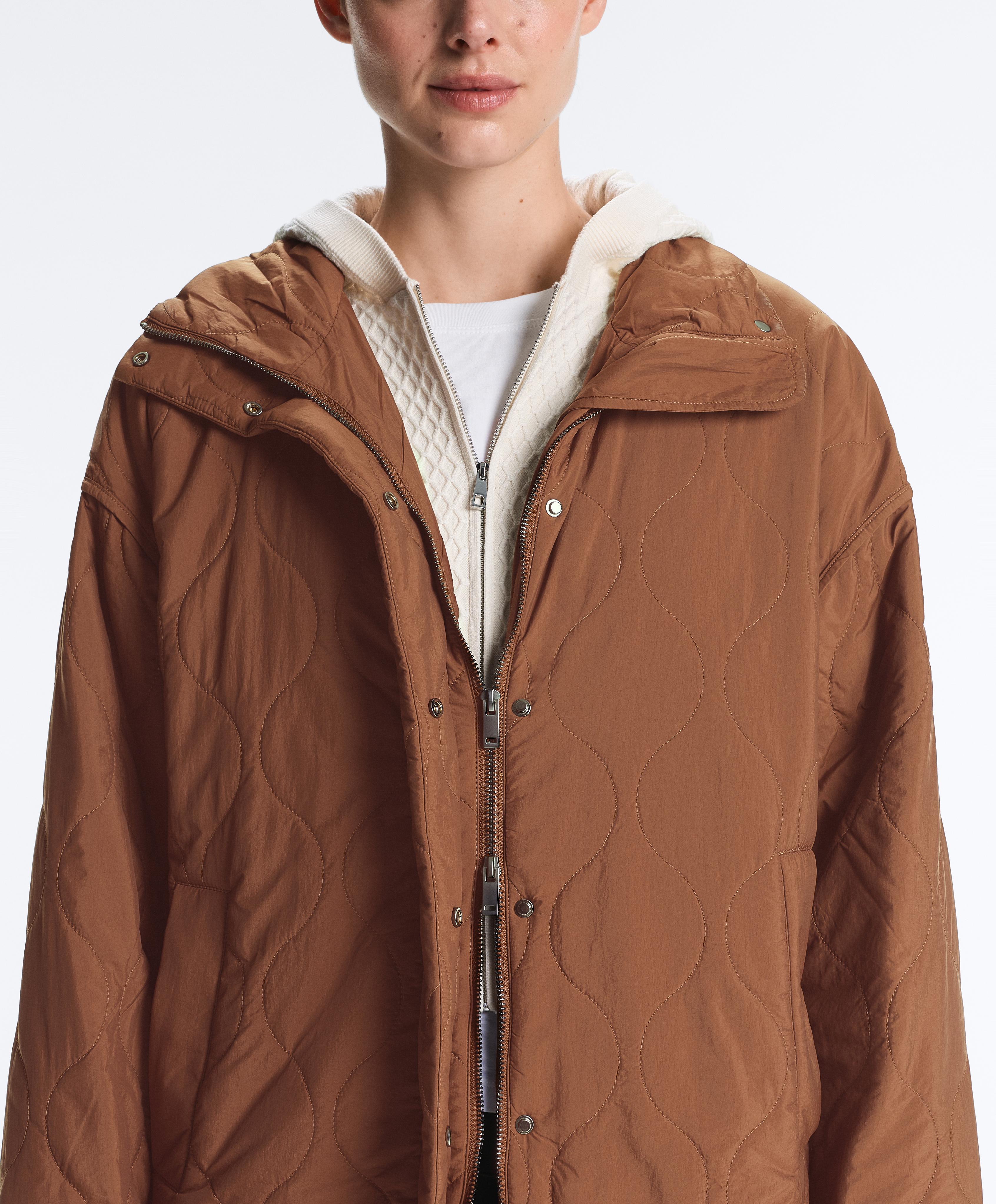 Water-repellent FELLEX® AEROGEL padded jacket — DARK BRICK