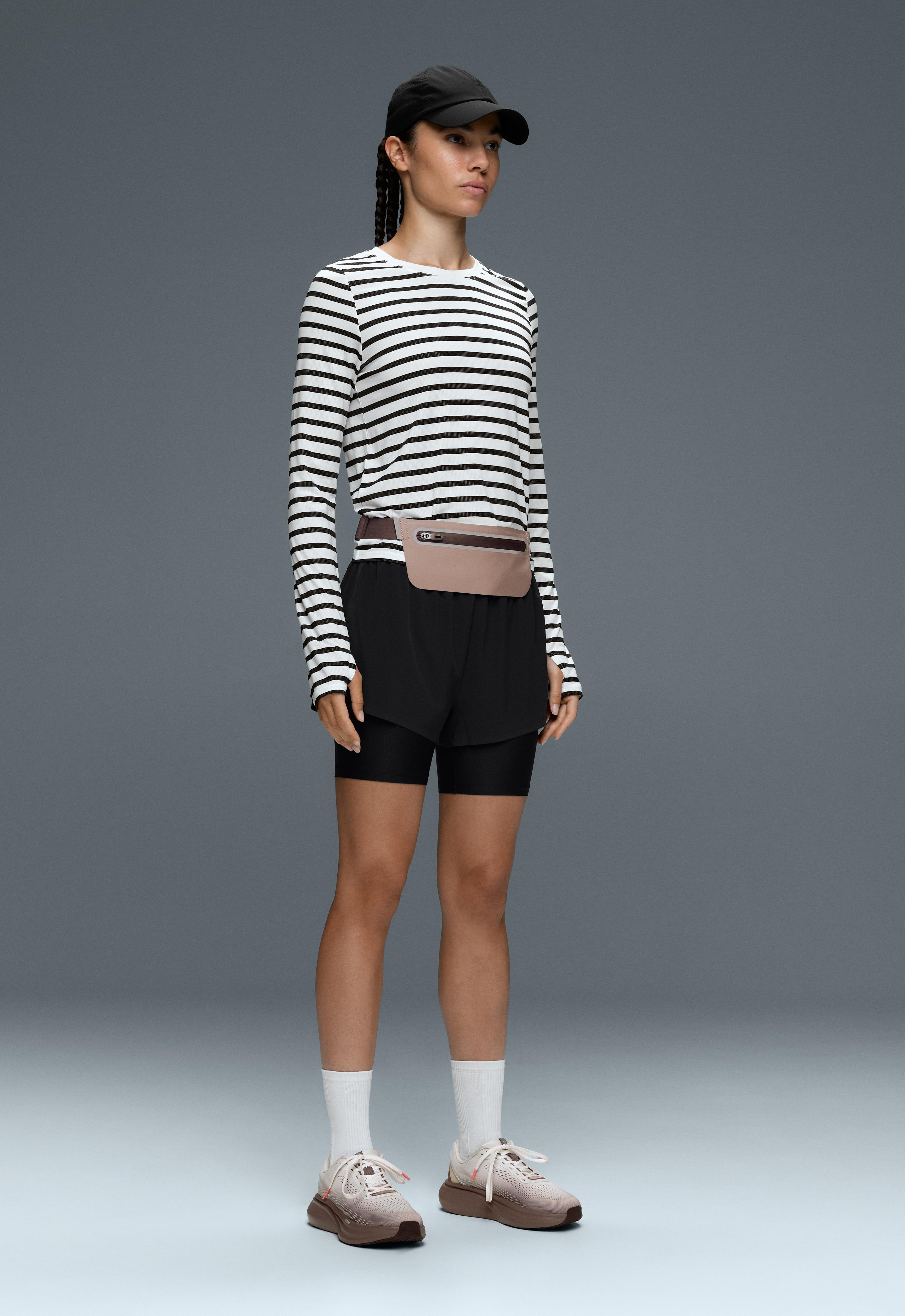 Striped long-sleeve technical T-shirt Striped long-sleeve technical T-shirt