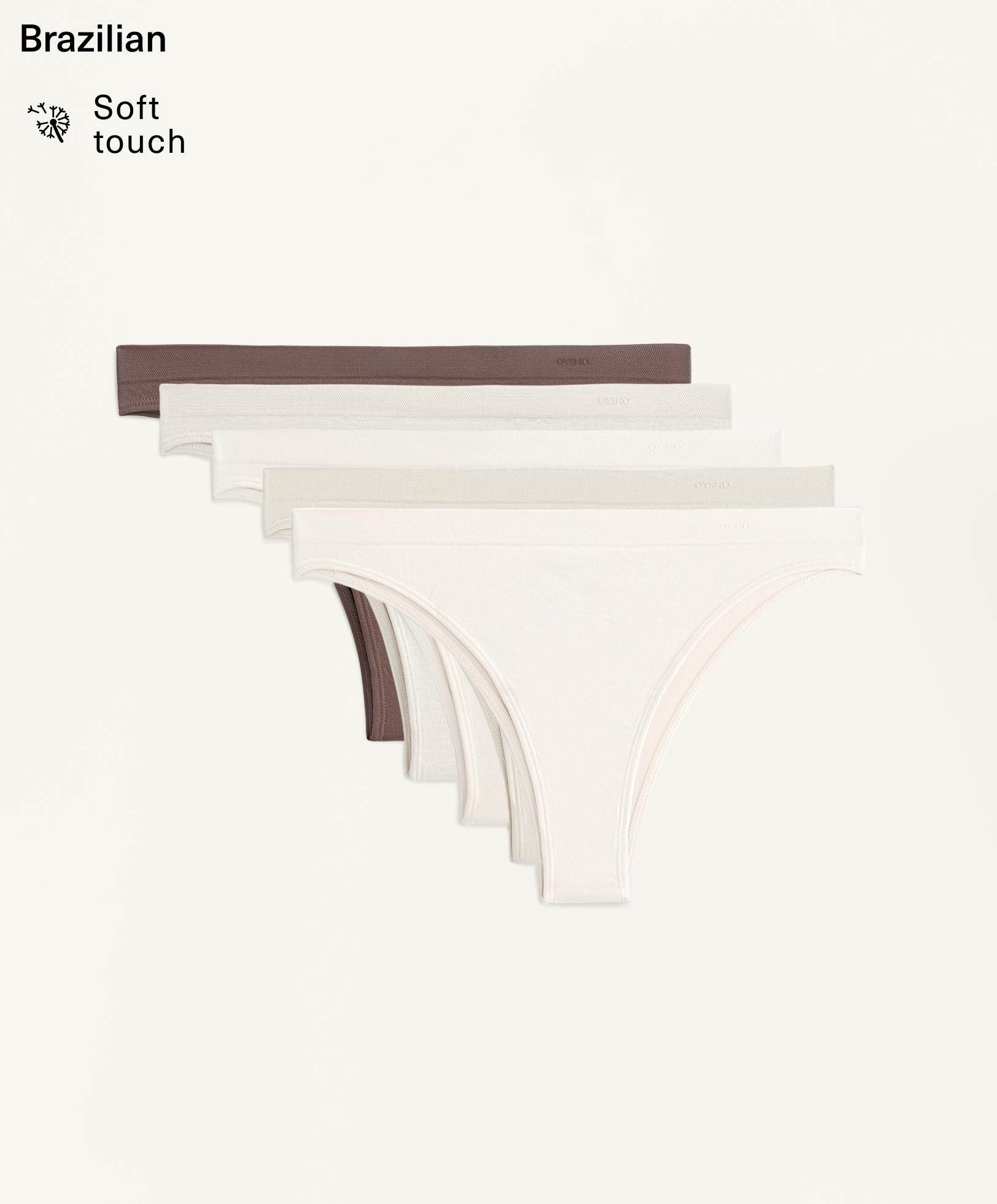 5 seamless soft touch Brazilian briefs 5 seamless soft touch Brazilian briefs