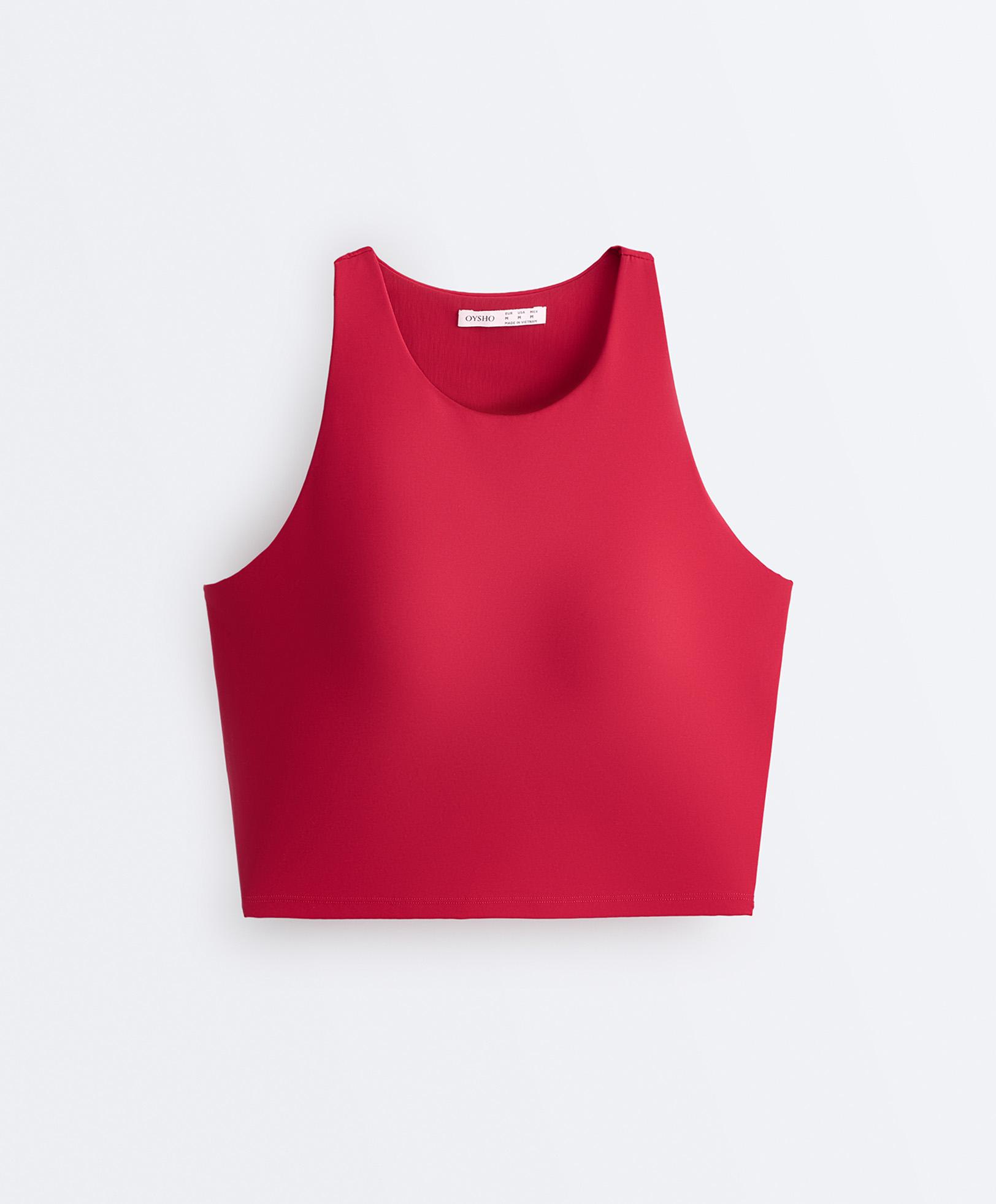 Compressive tank top — RED