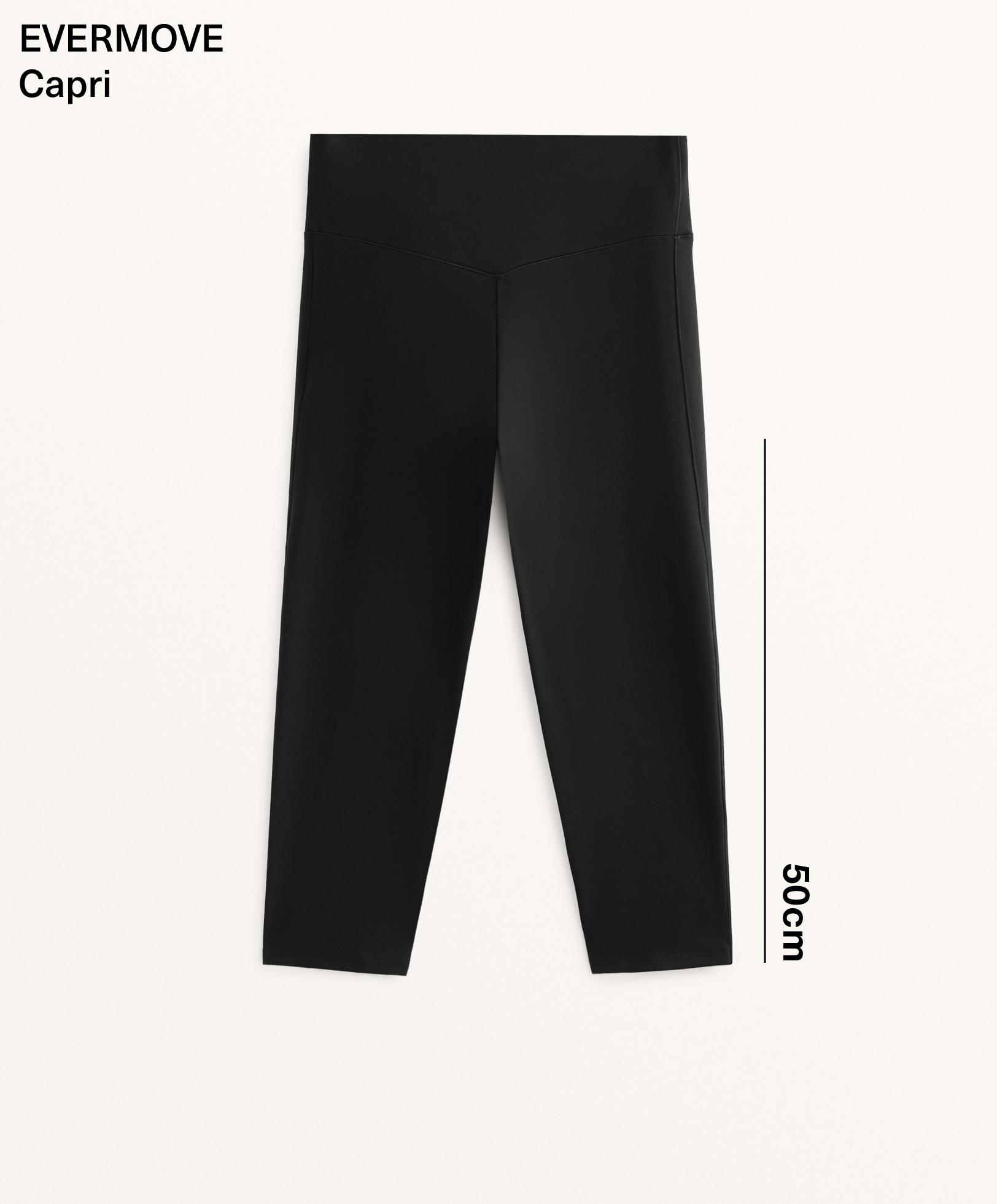 Leggings capri high rise Evermove 50 cm