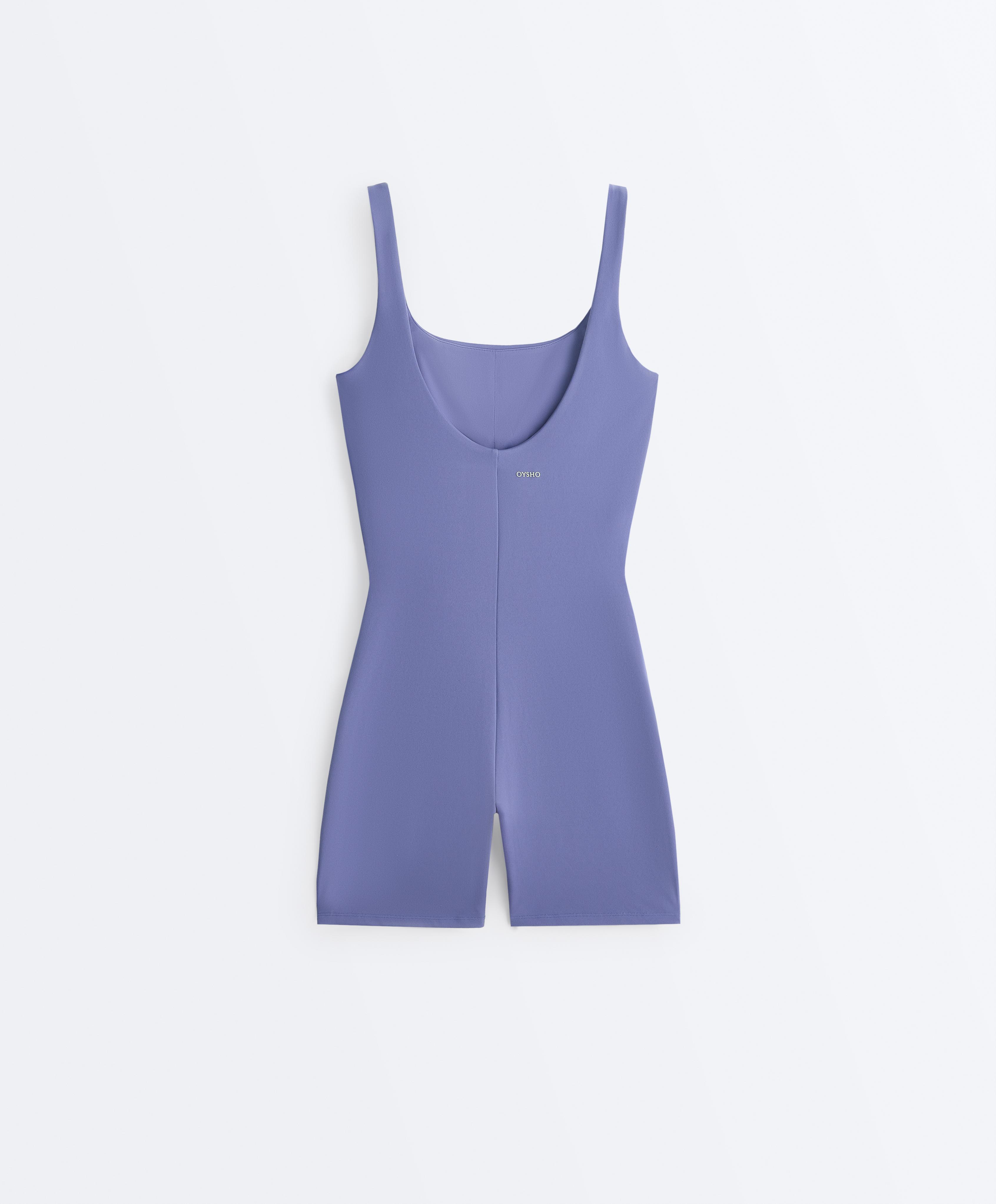 Evermove square neck short jumpsuit Evermove square neck short jumpsuit