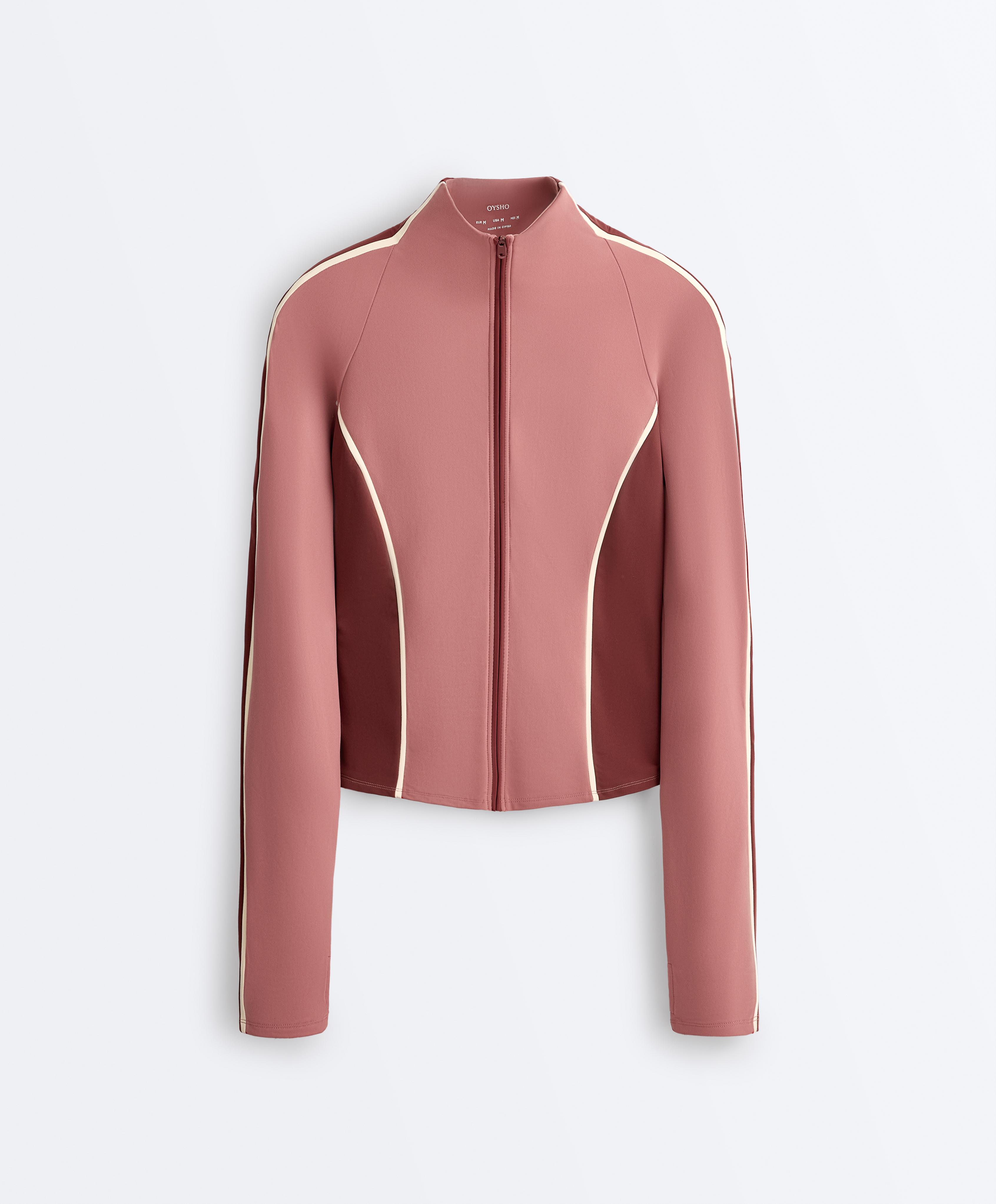 Light warm technical jacket — PALE PINK