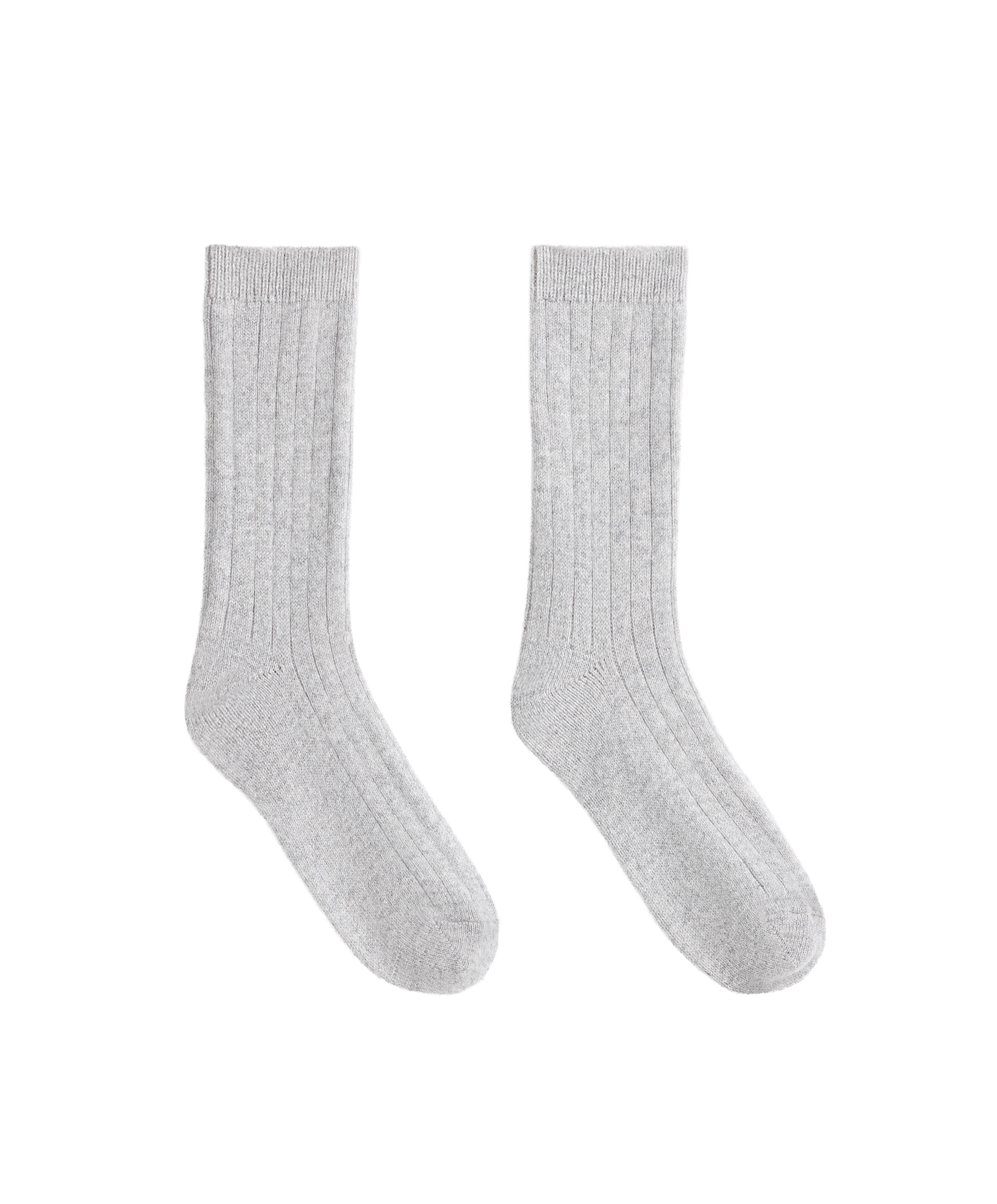 75% cashmere socks — DARK-GREY MELANGE