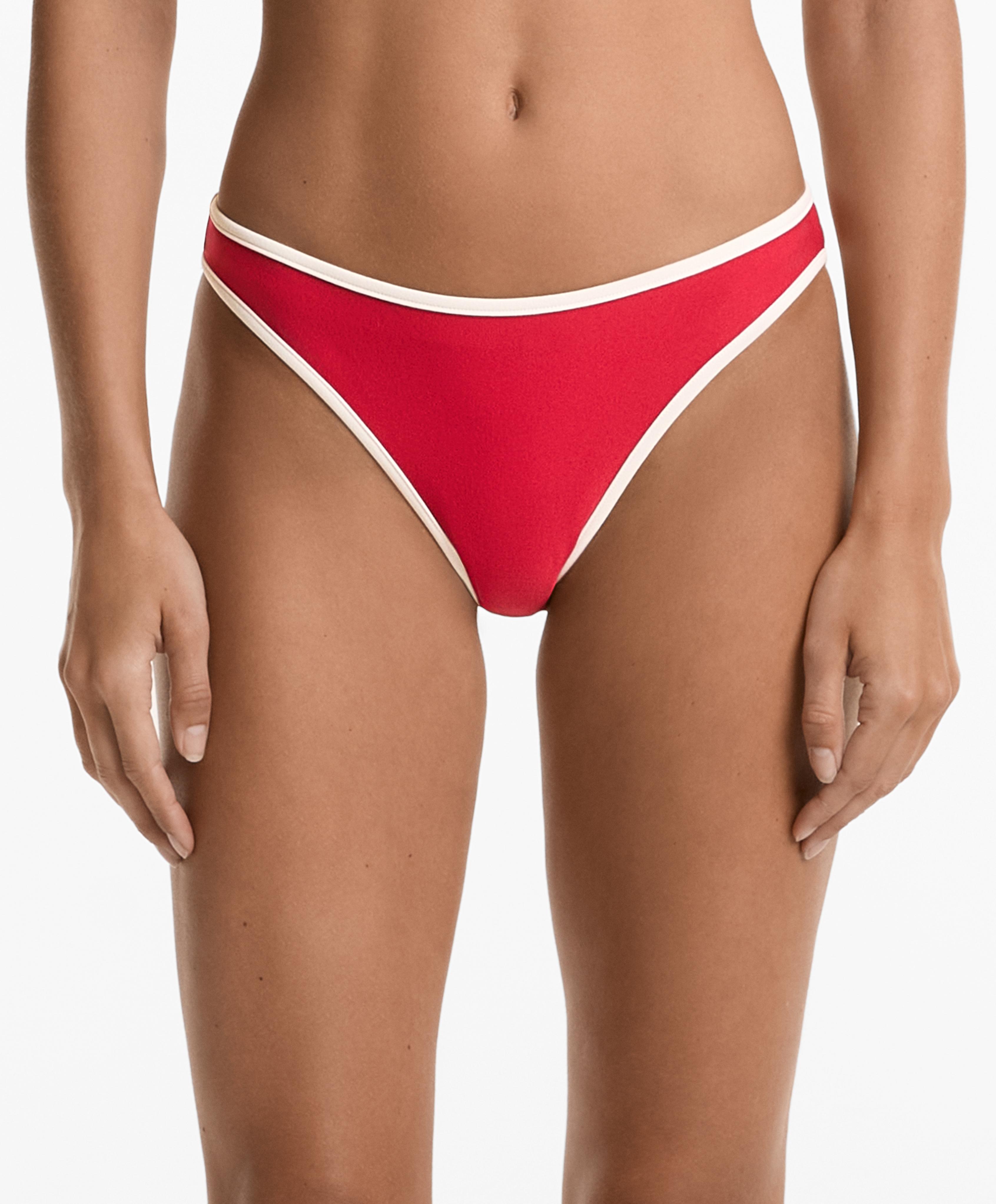 Contrast trim classic bikini briefs