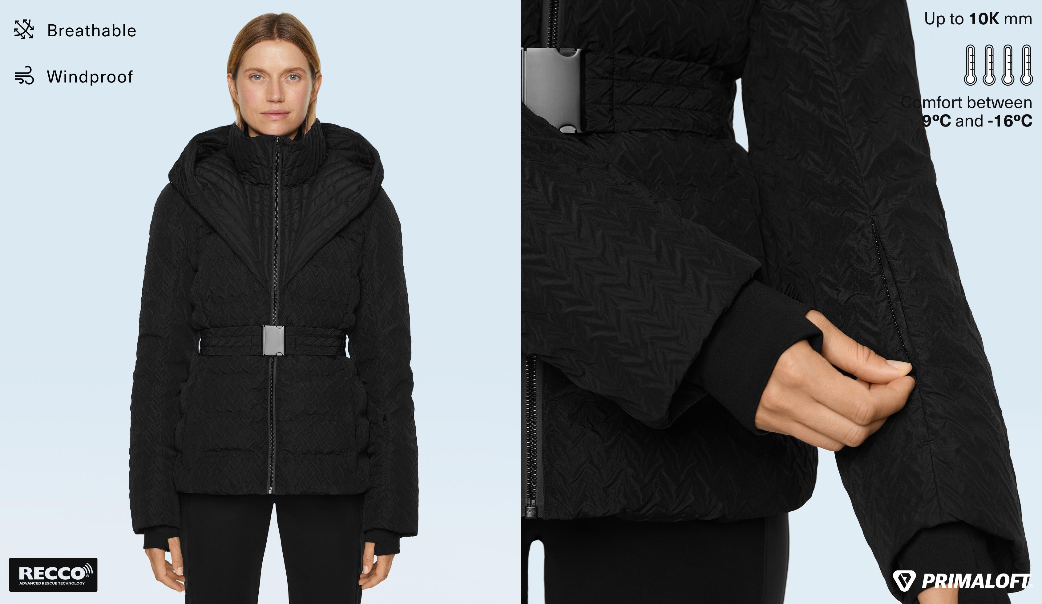 Veste matelassée en jacquard Primaloft® SKI résistante à l'eau - Soldes