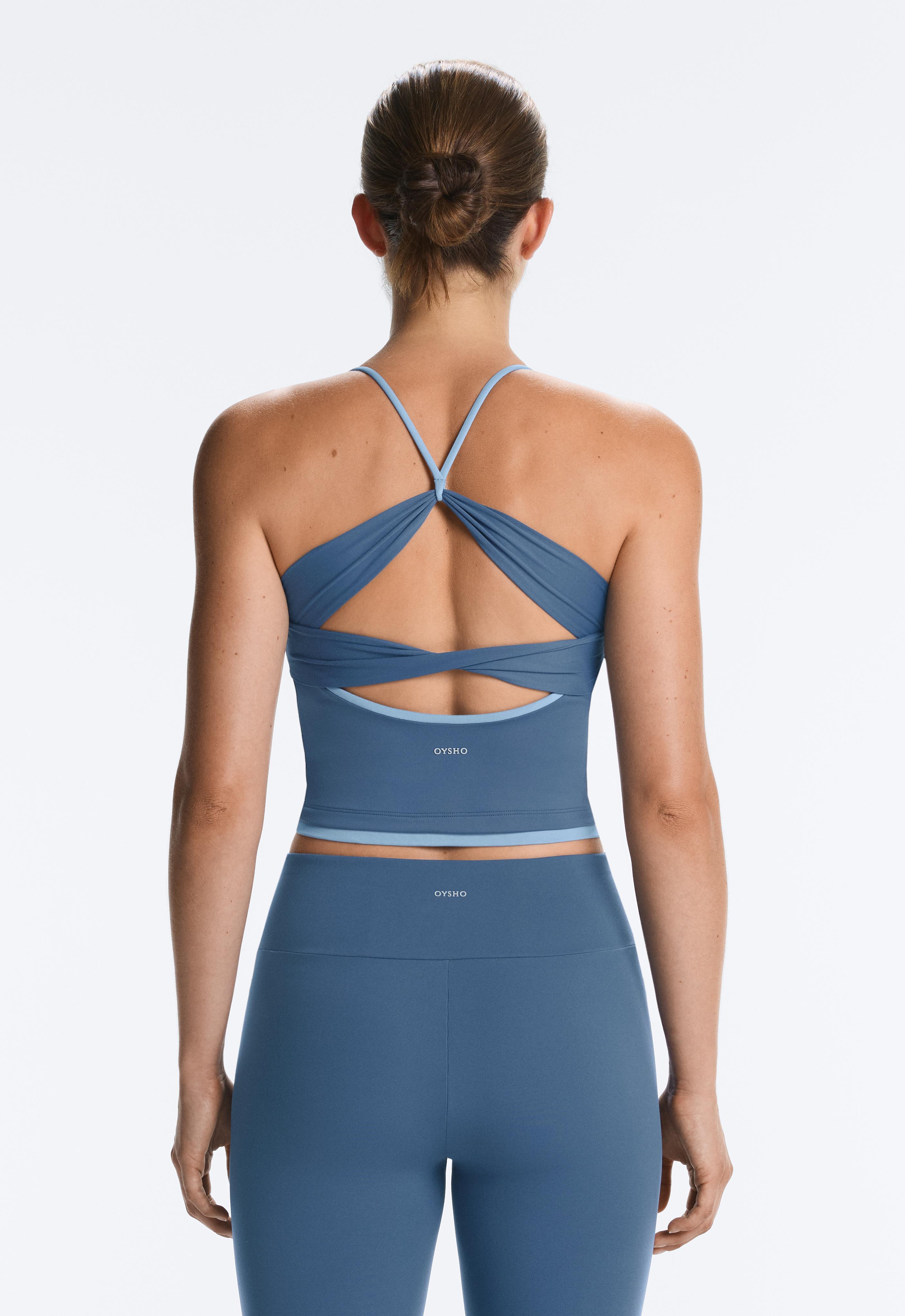 Comfortlux crossover strap tank top