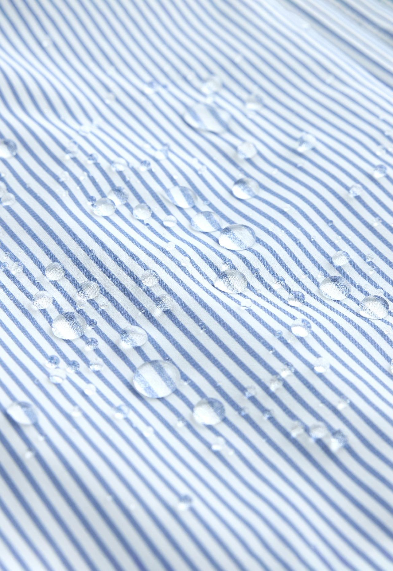 Extra lightweight 10k waterproof striped jacket — PALE BLUE