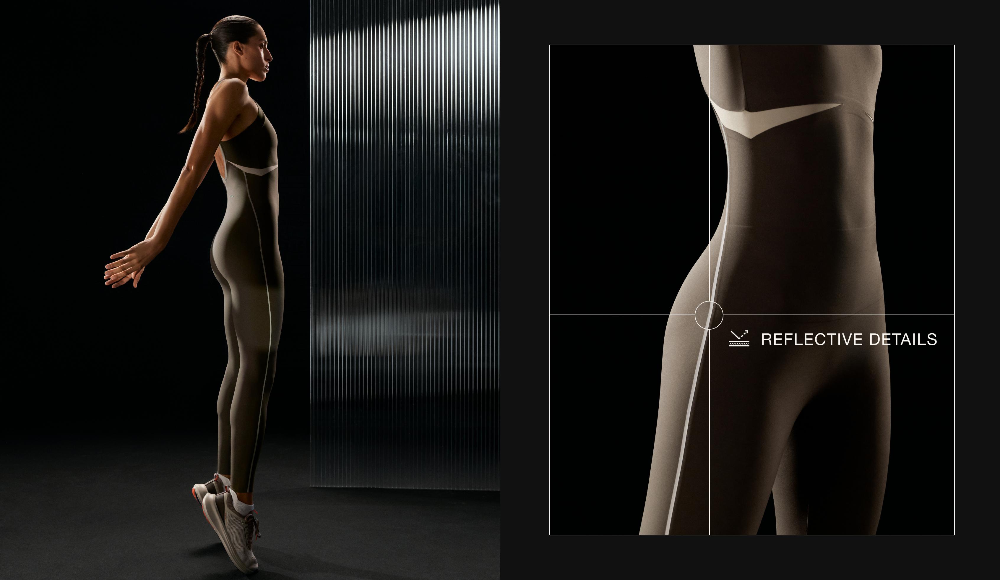 Macacão comprido Compressive refletor Macacão comprido Compressive refletor