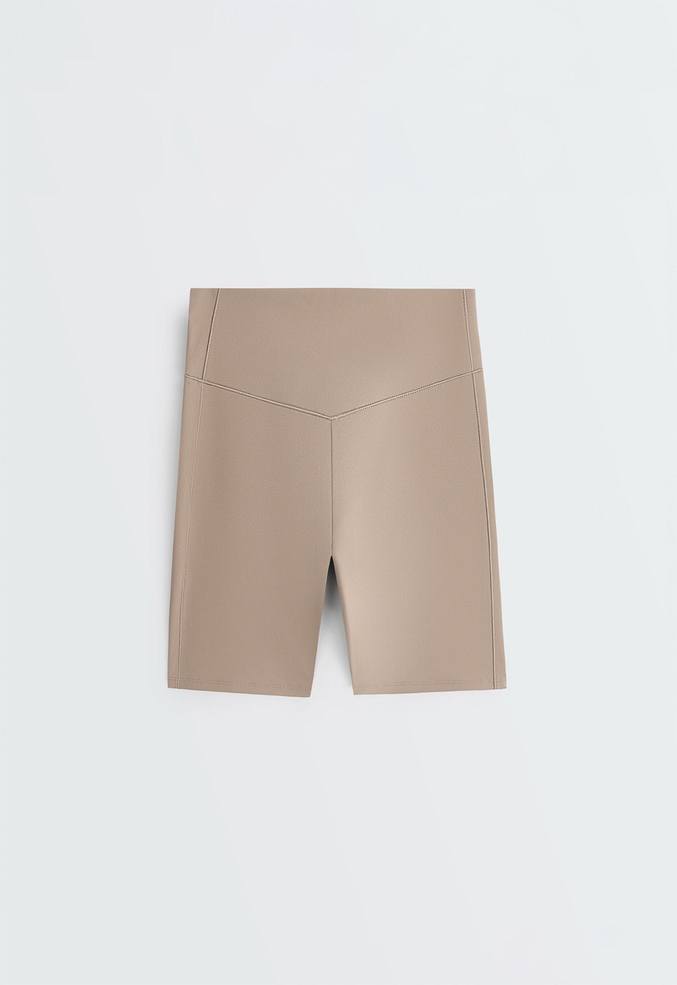 Evermove high-rise 20cm cycle leggings — PINK-BEIGE