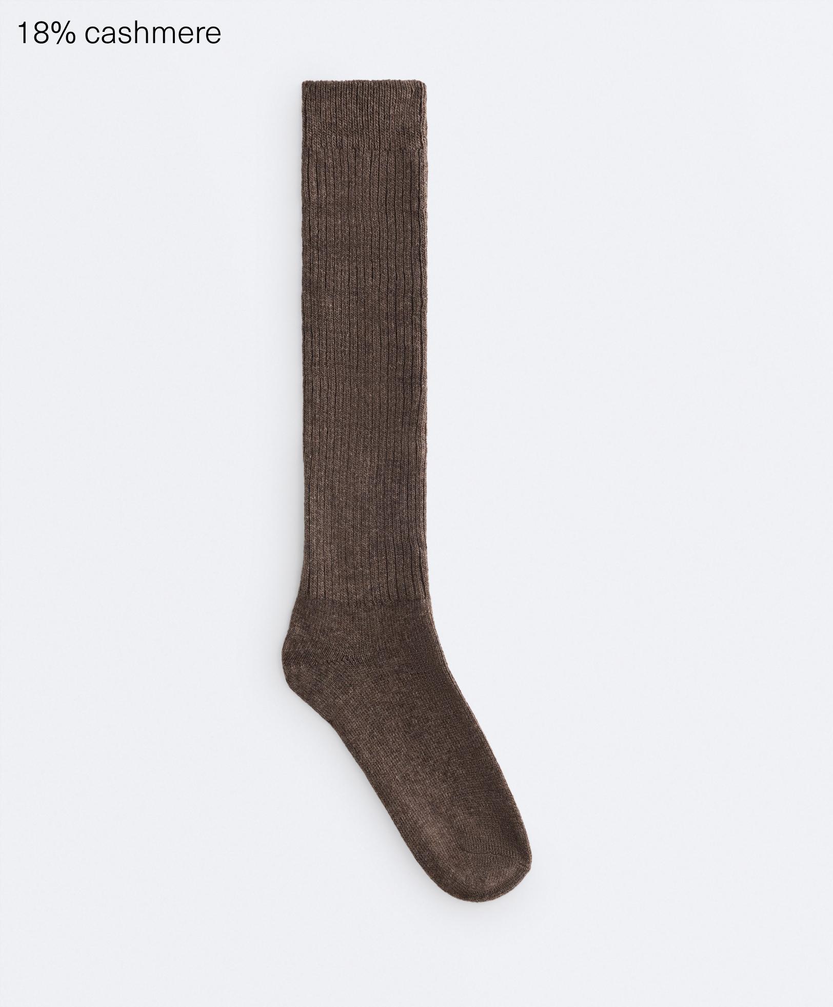 18% cashmere 13% wool long socks 18% cashmere 13% wool long socks