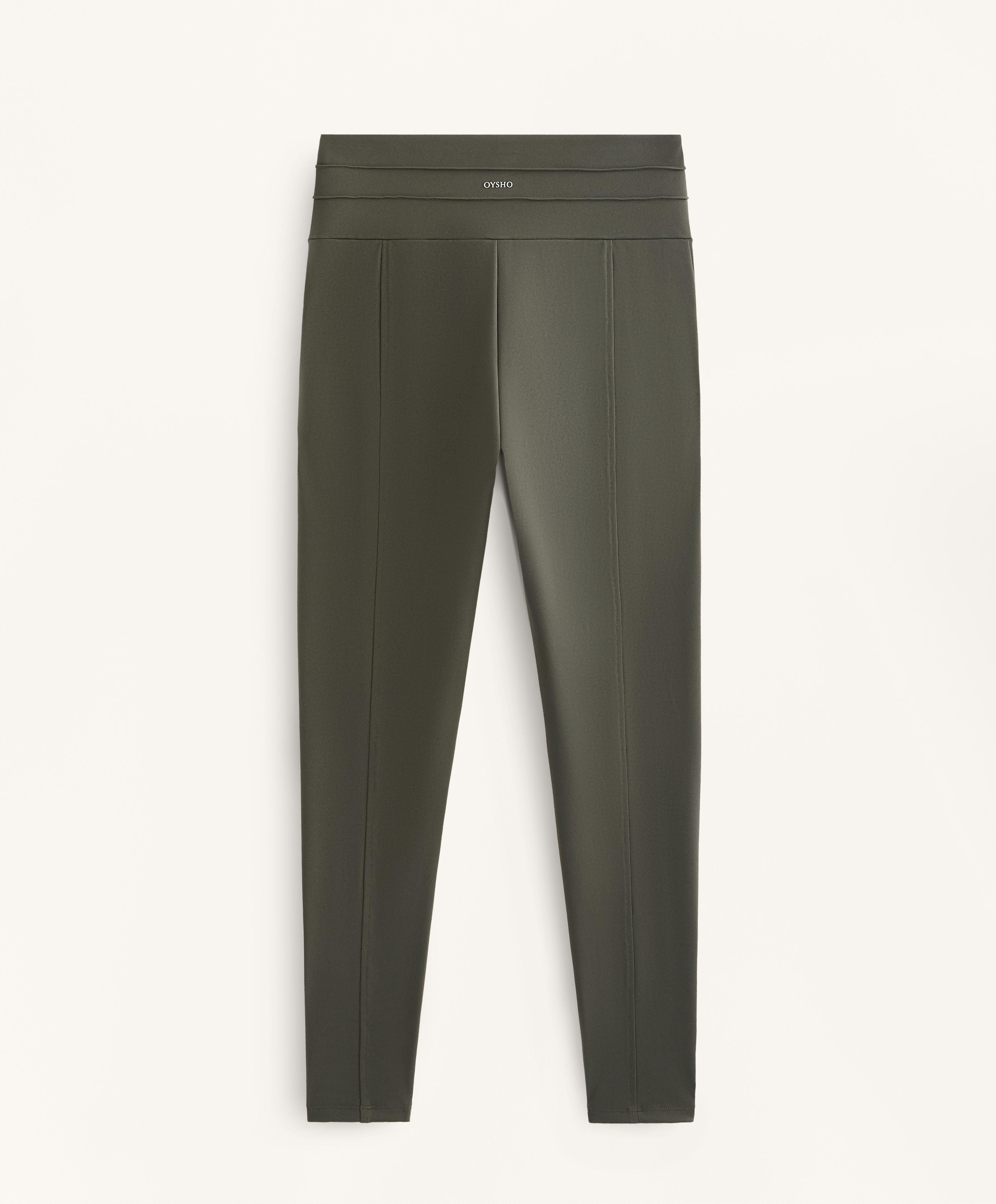 Evermove crease high rise ankle-length leggings