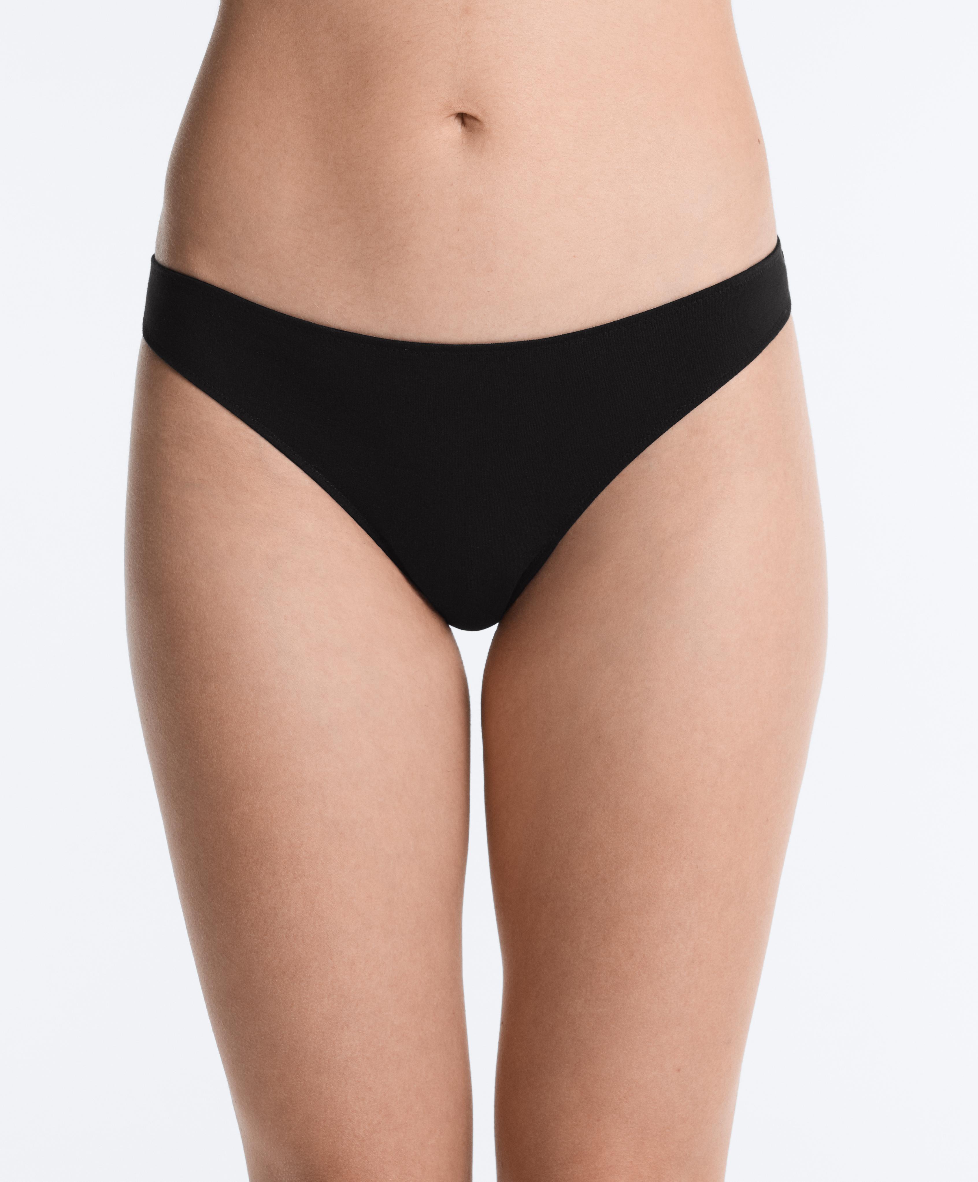 5 pari brazilskih gaćica rib od mešavine pamuka