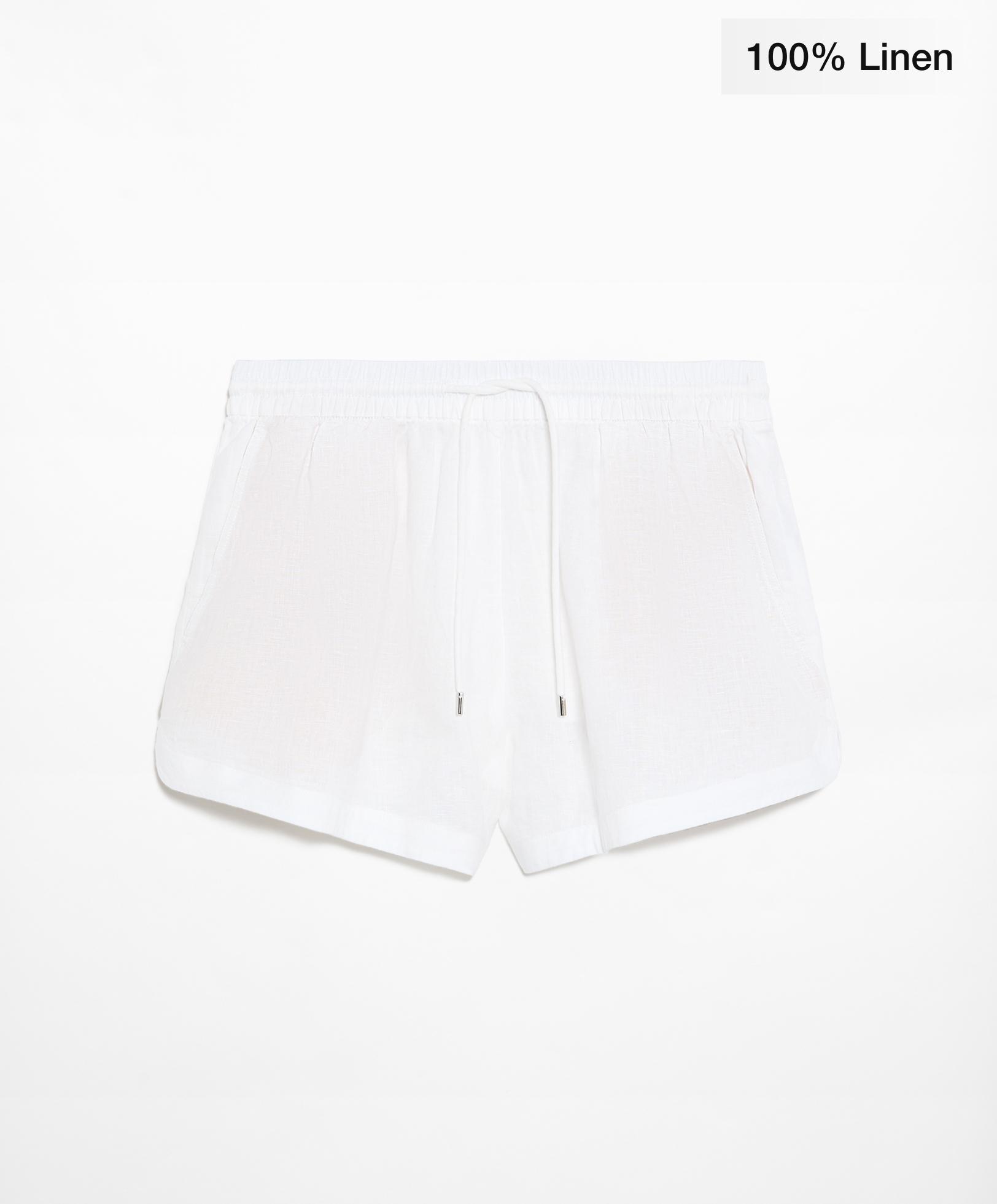 Short 100 % lin - Soldes
