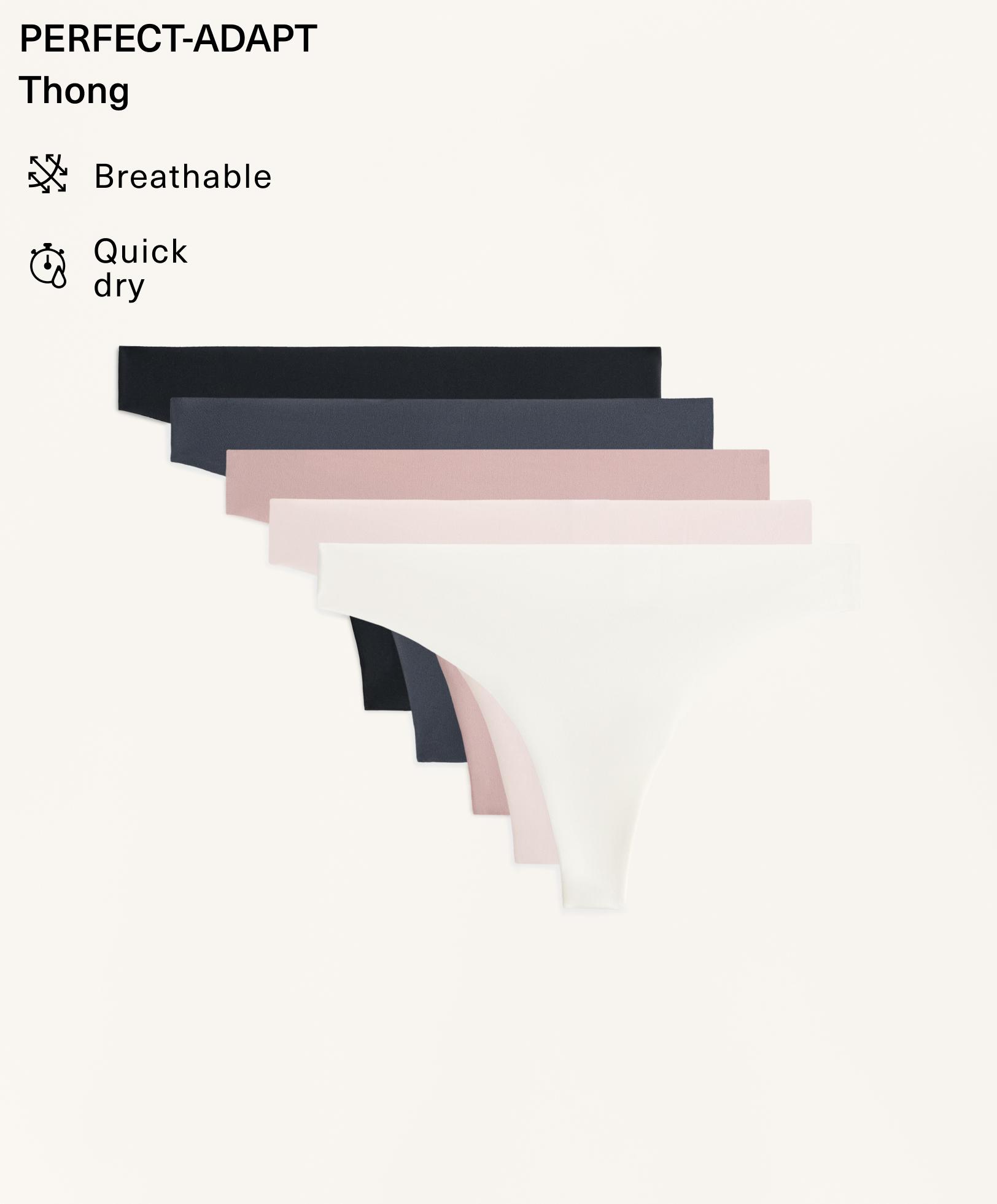 5 pantis tanga mezcla poliamida laser cut