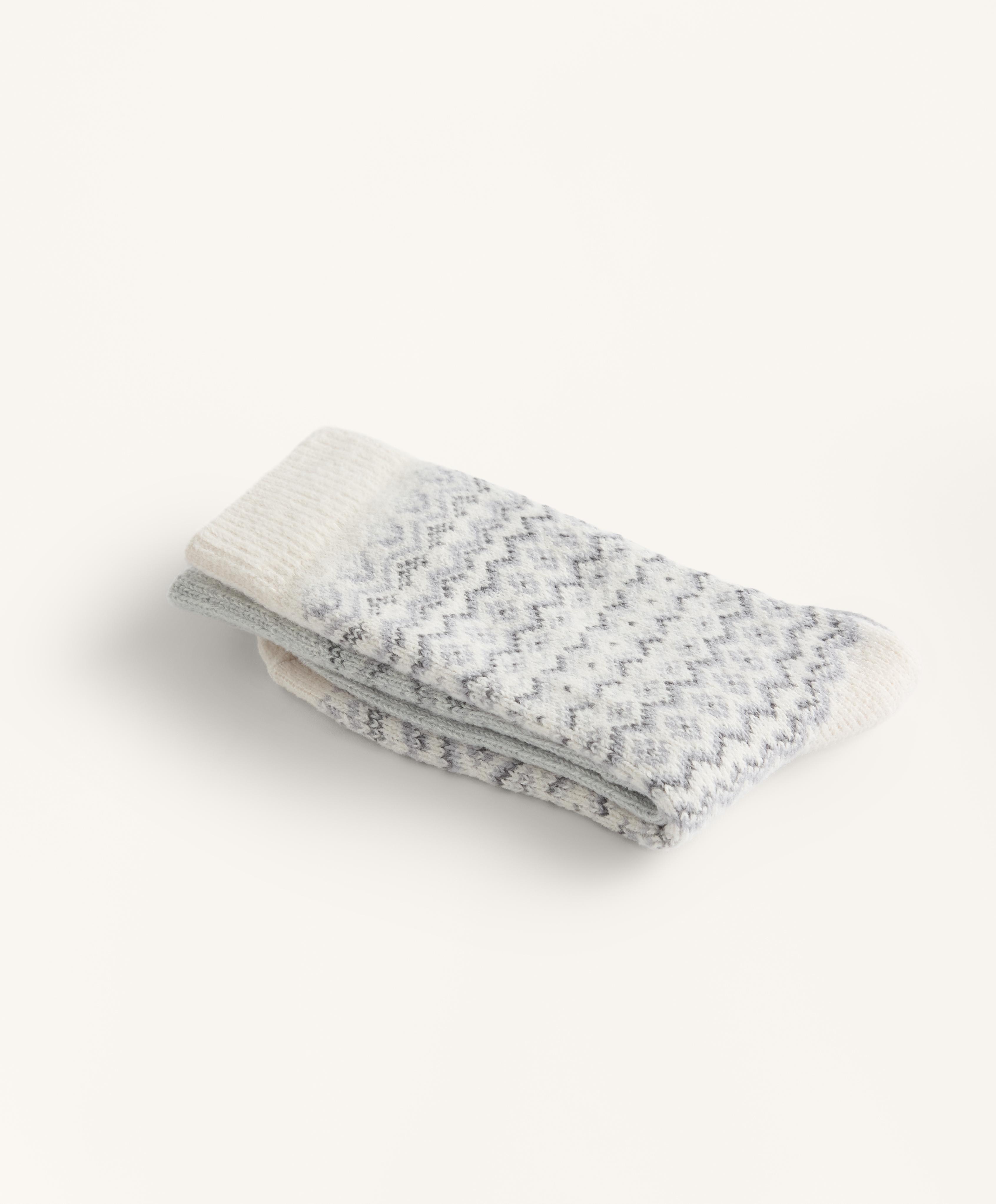 2 pares de calcetines classic jacquard