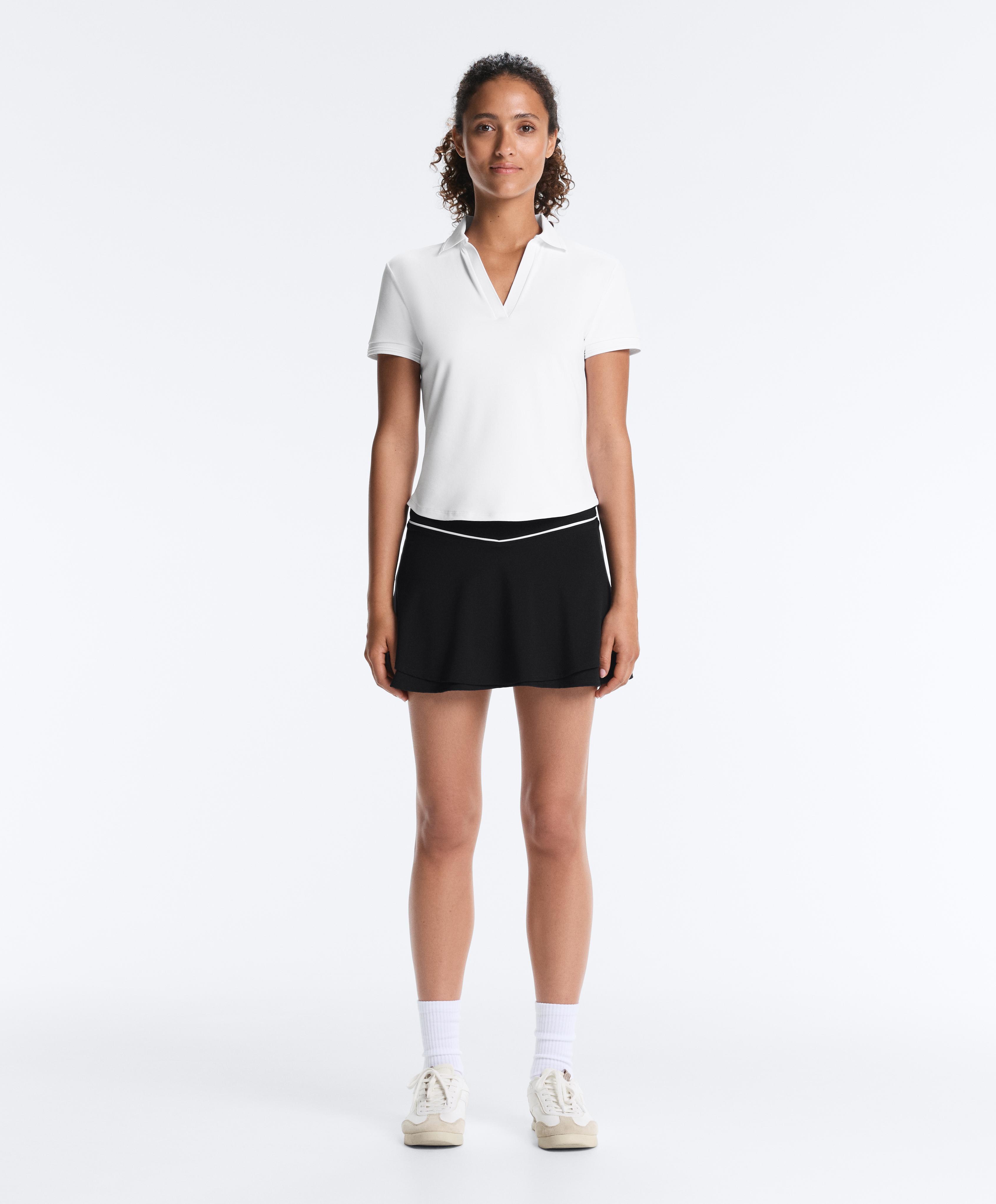 Short-sleeved Comfortlux polo shirt — WHITE