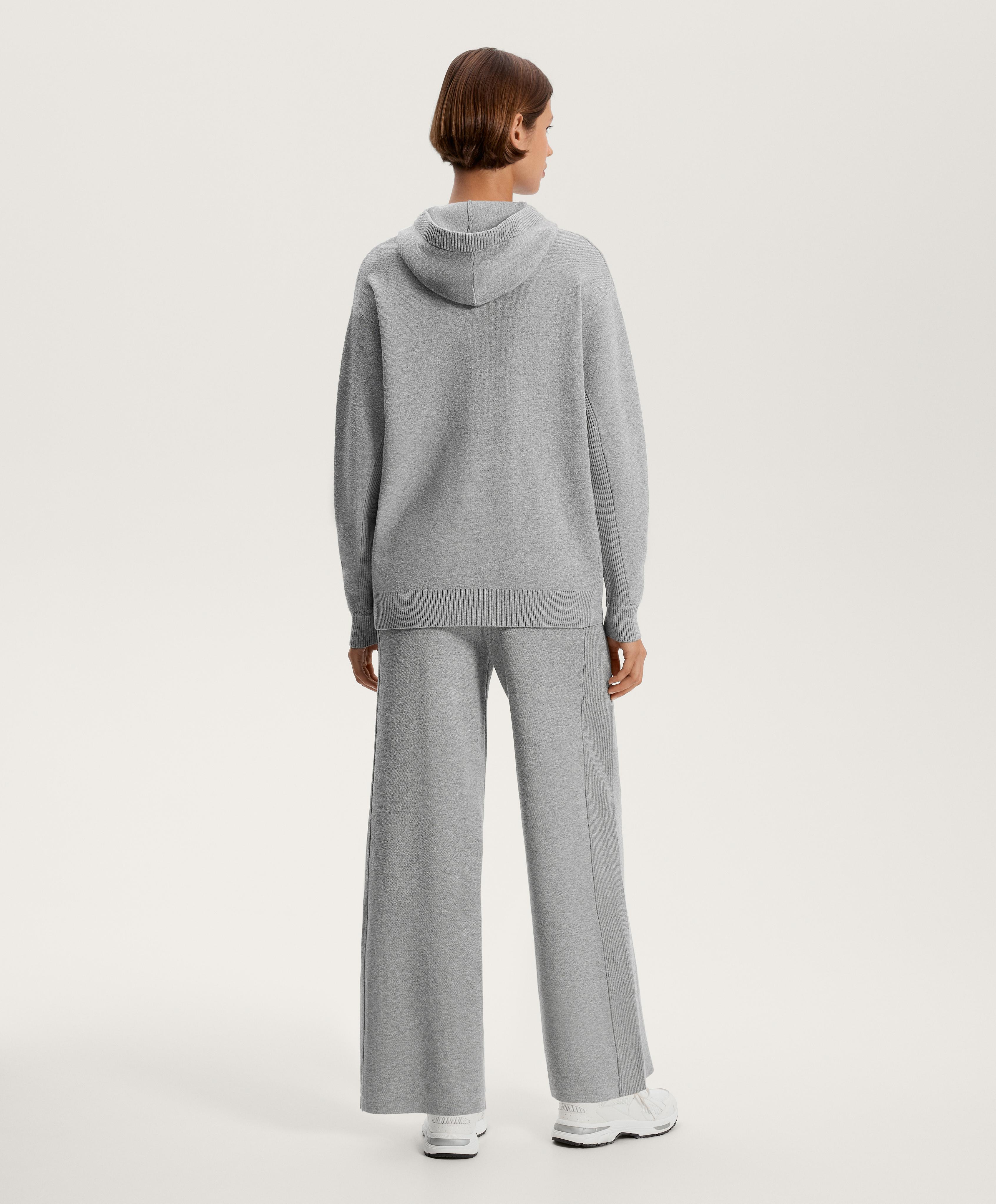 Yanları Fitilli Düz Kesim Örgü Pantolon - Görsel 8