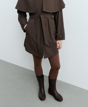 Rain boots — BROWN 2